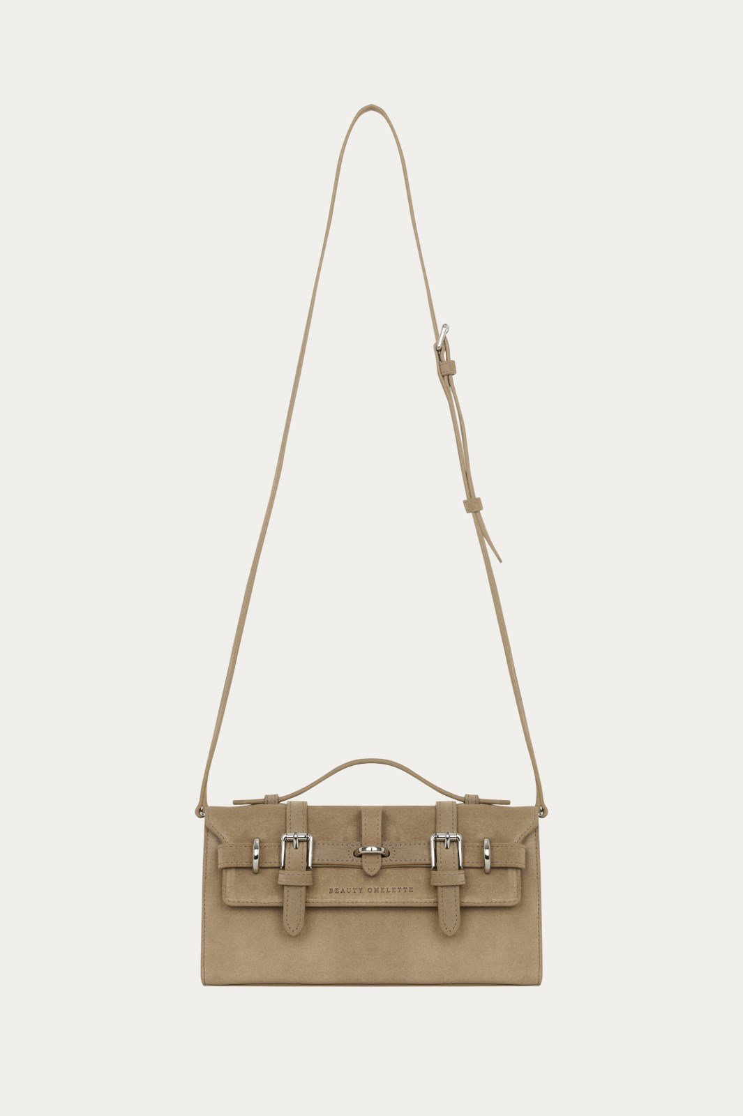 Koyu Muskat Gabrielle Süet Clutch