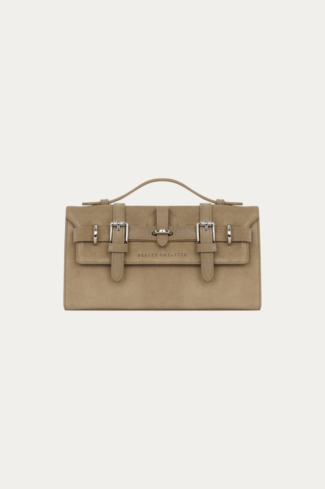 Koyu Muskat Gabrielle Süet Clutch