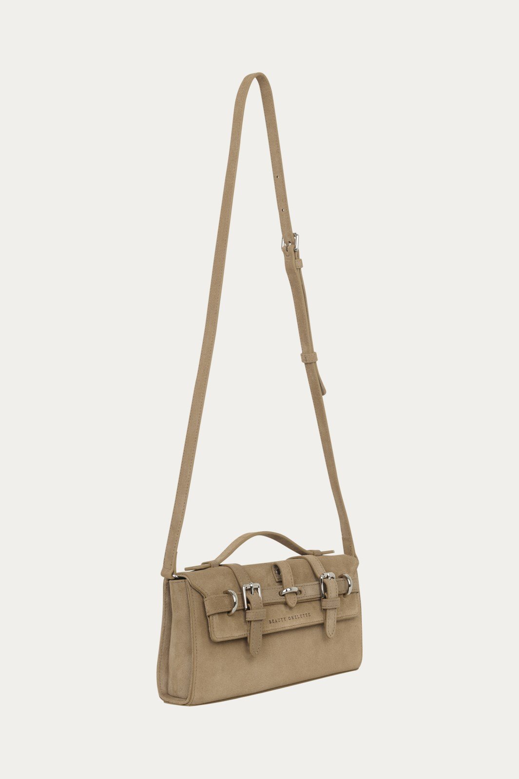 Koyu Muskat Gabrielle Süet Clutch