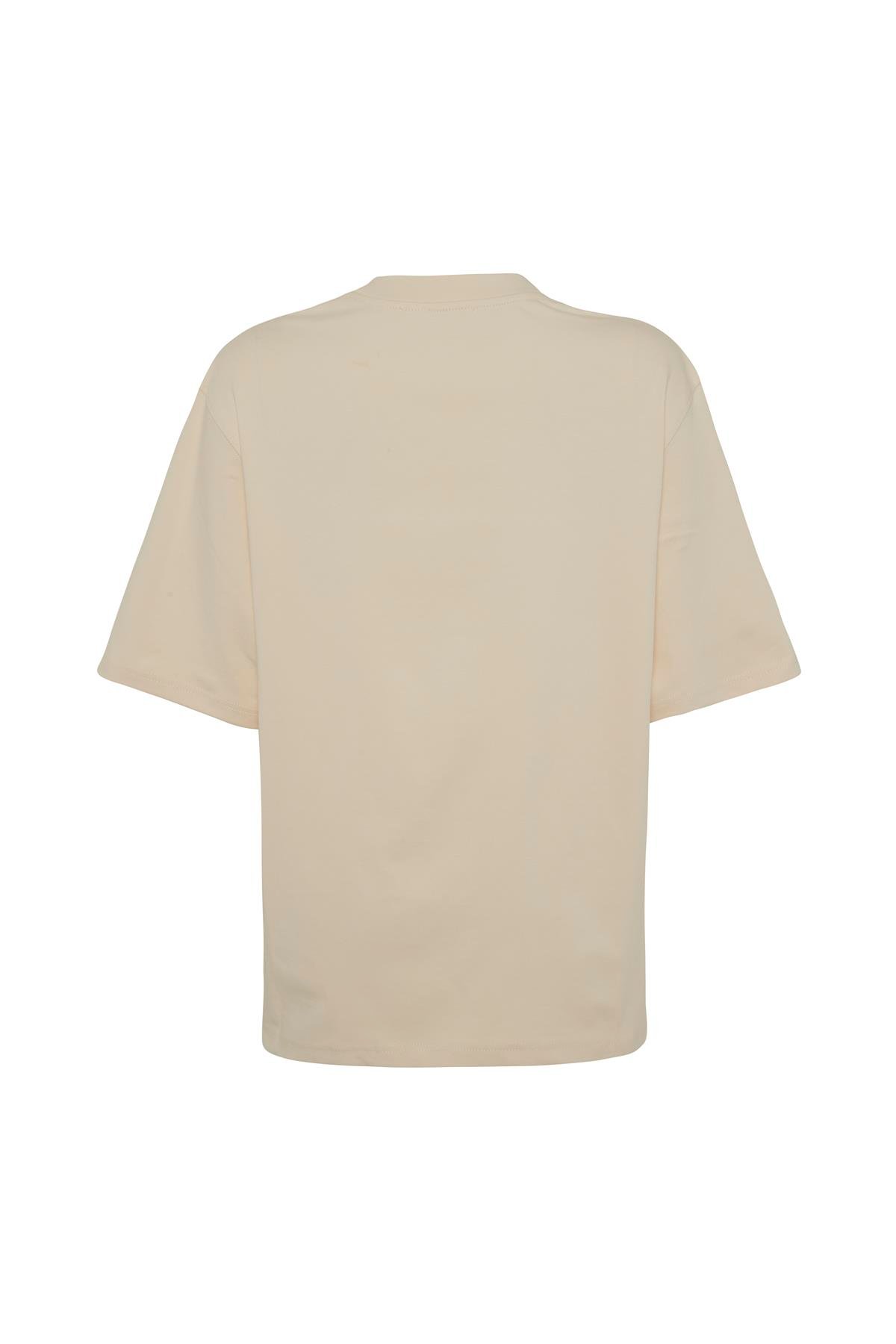 Krem Boyfriend Tshirt