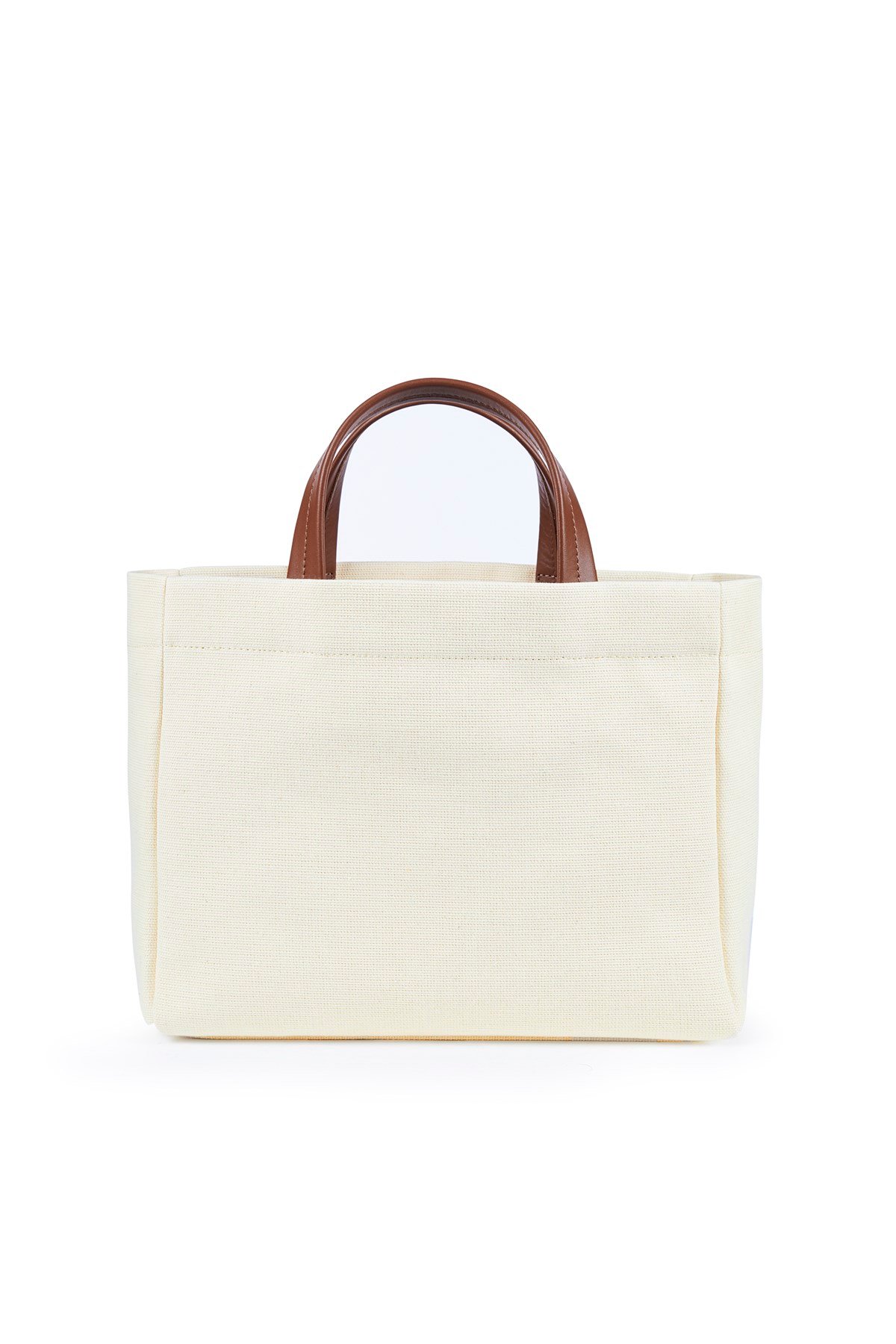 Krem Tote Mini Bag Canvas