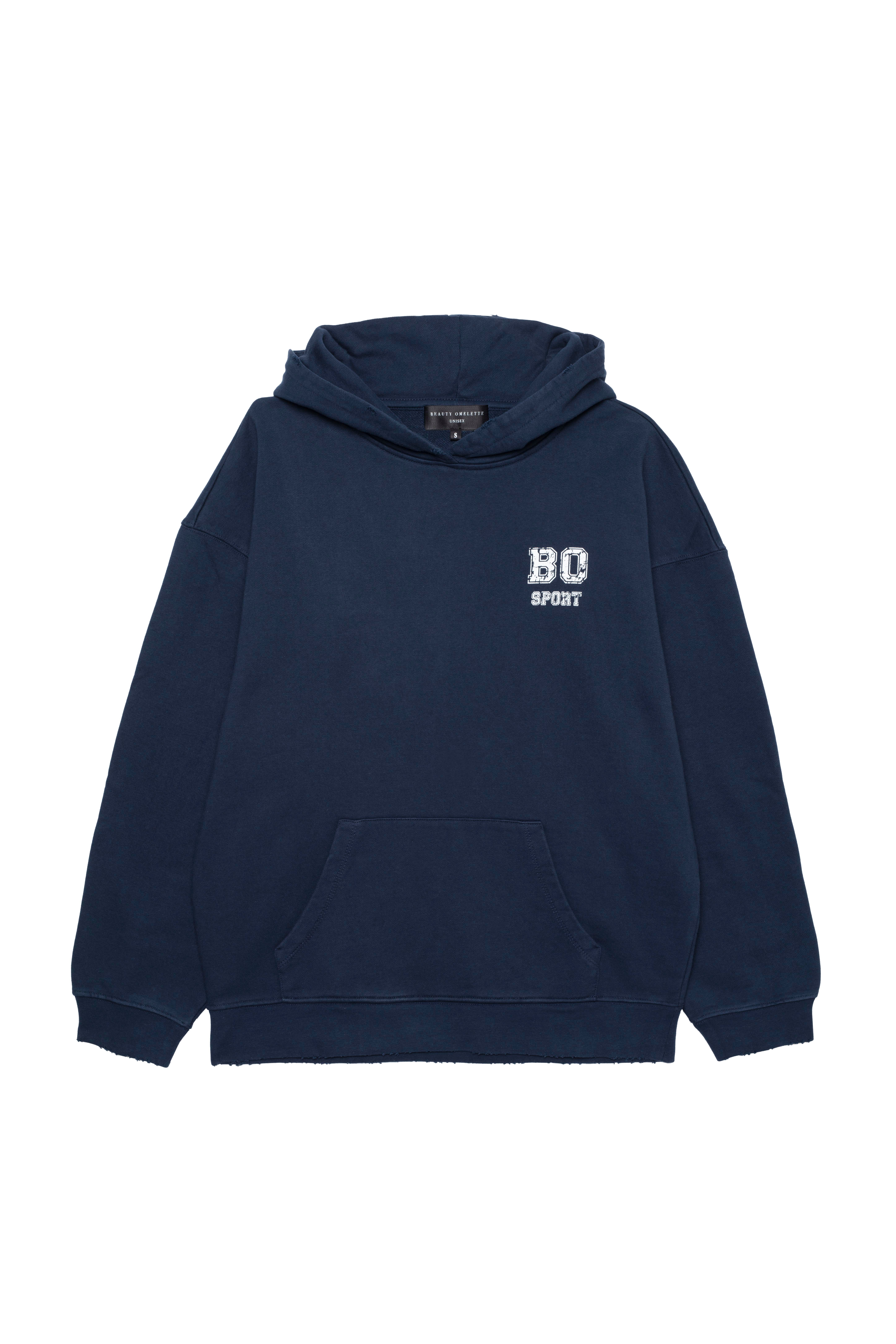 Lacivert BO Sports Hoodie