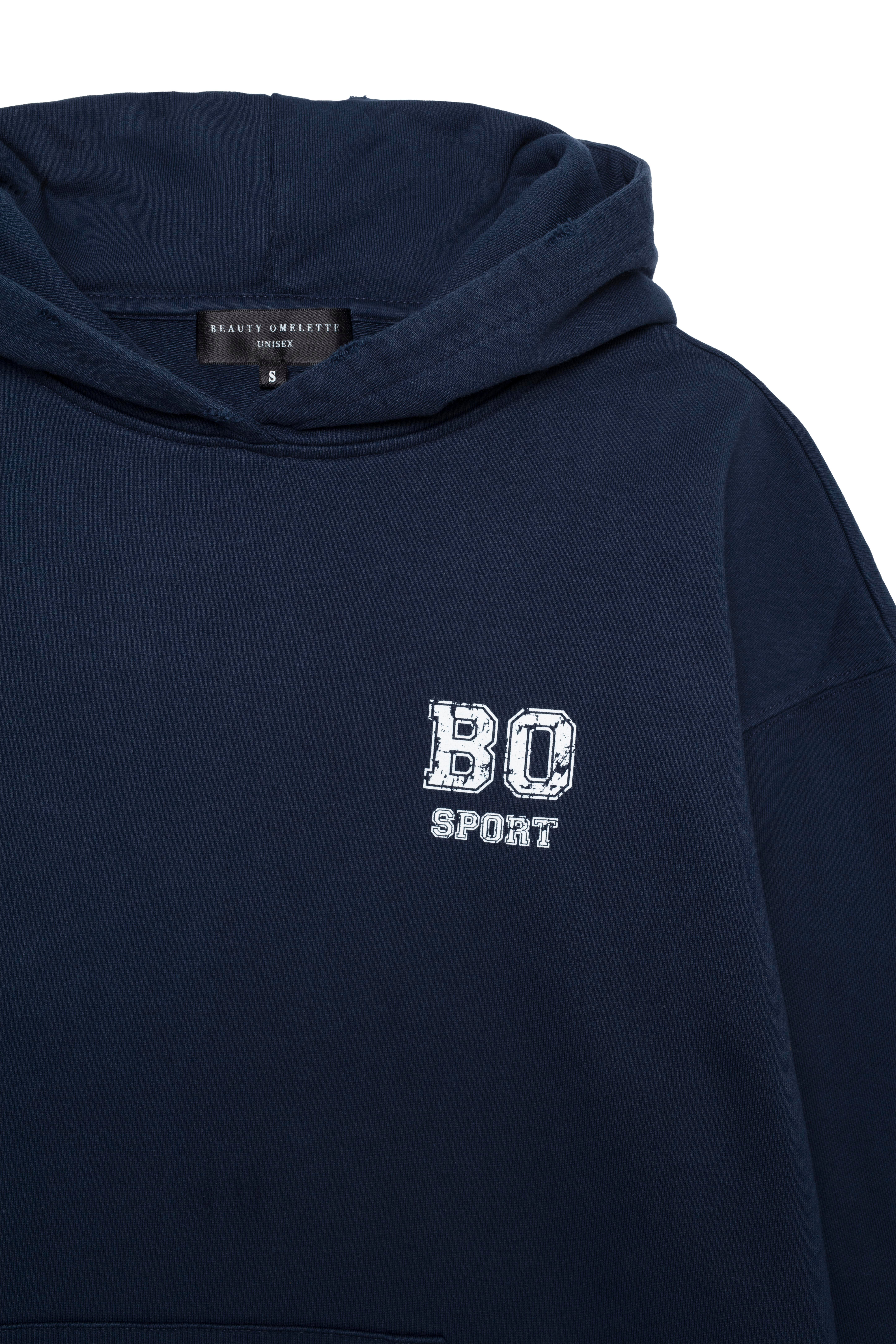 Lacivert BO Sports Hoodie