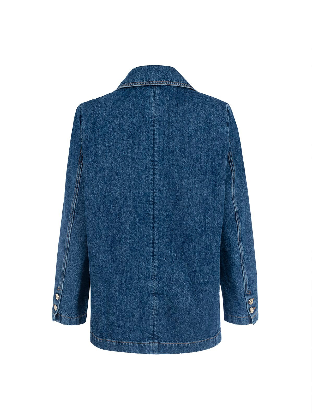 Lacivert Denim Daddy Blazer