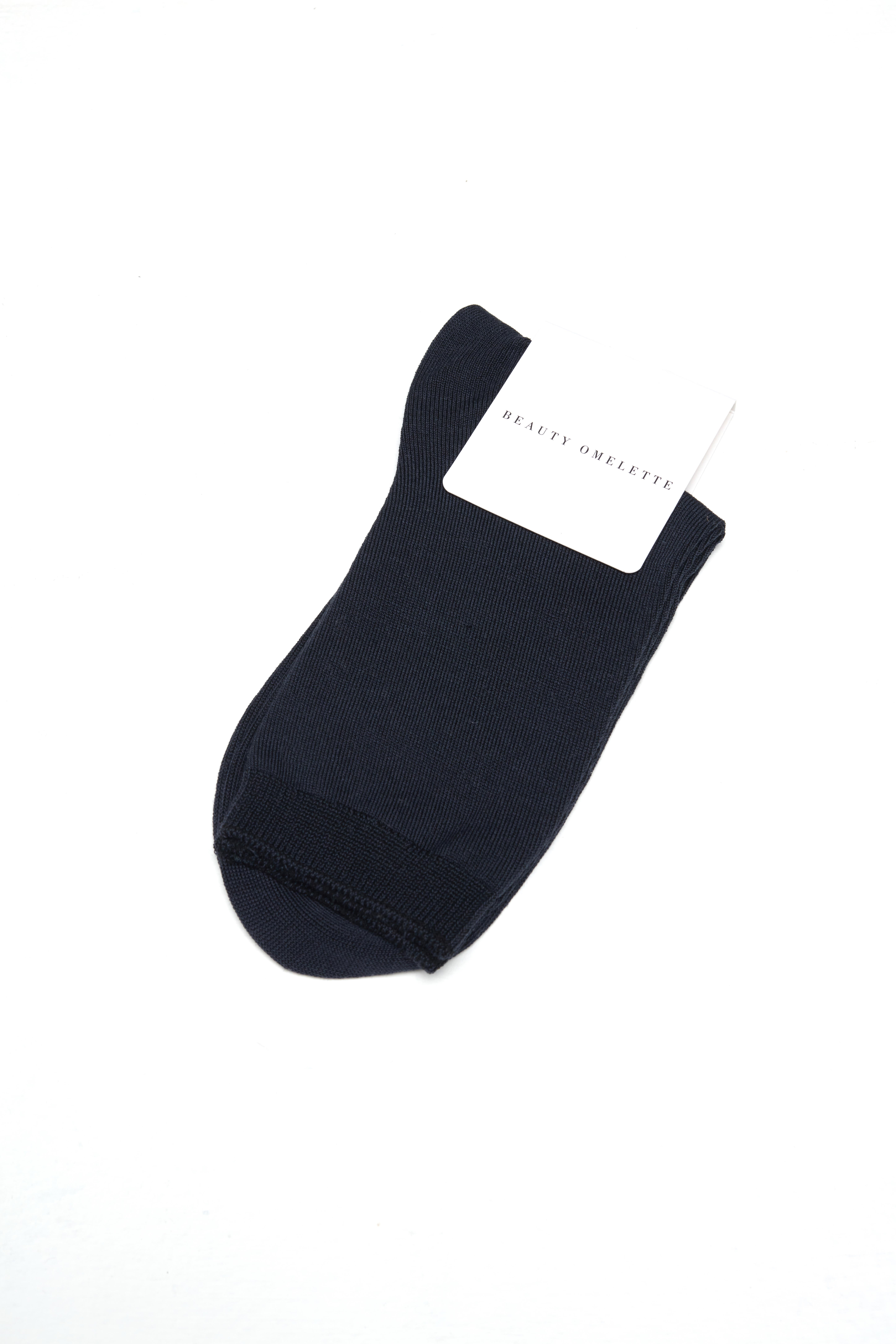 Lacivert Merserize Çorap