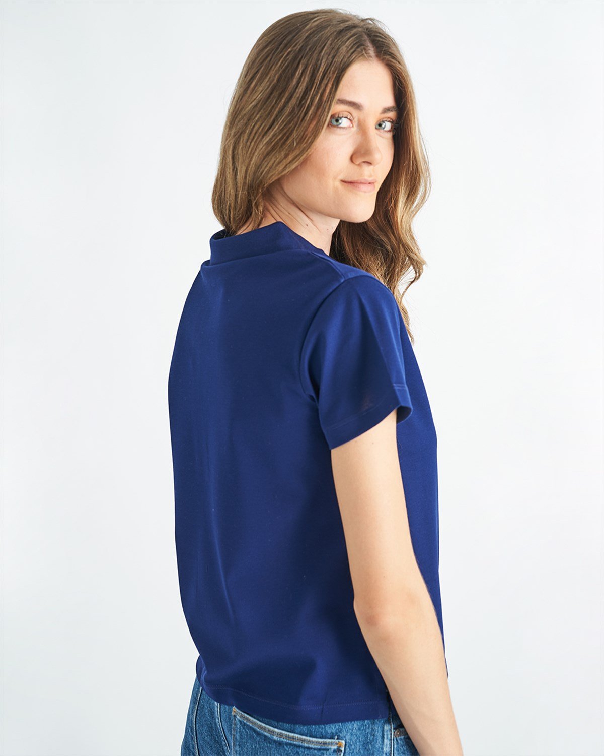 Lacivert Polo Yaka Tshirt