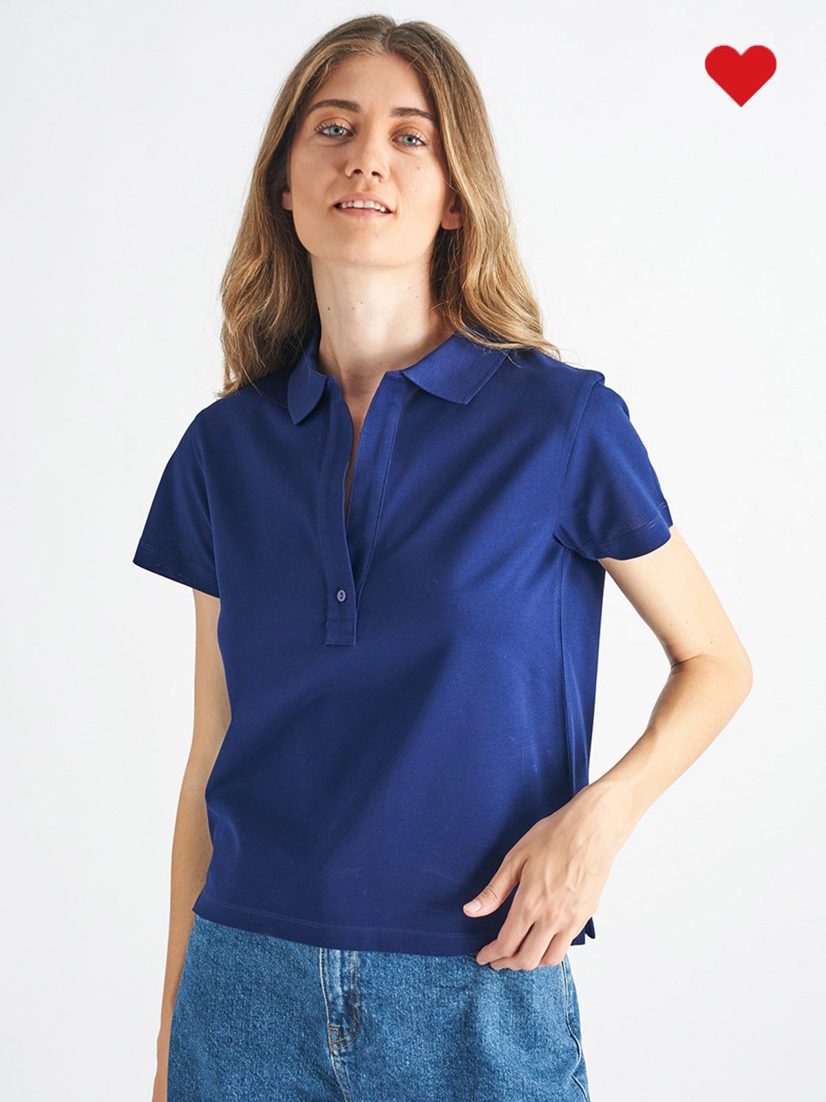 Lacivert Polo Yaka Tshirt