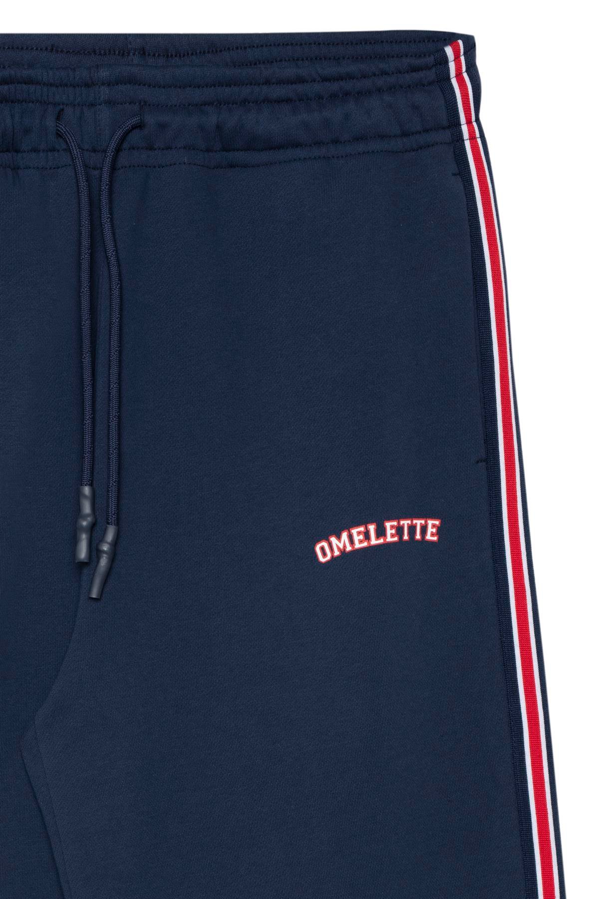 Lacivert Yanı Şerit Detaylı Eşofman Altı