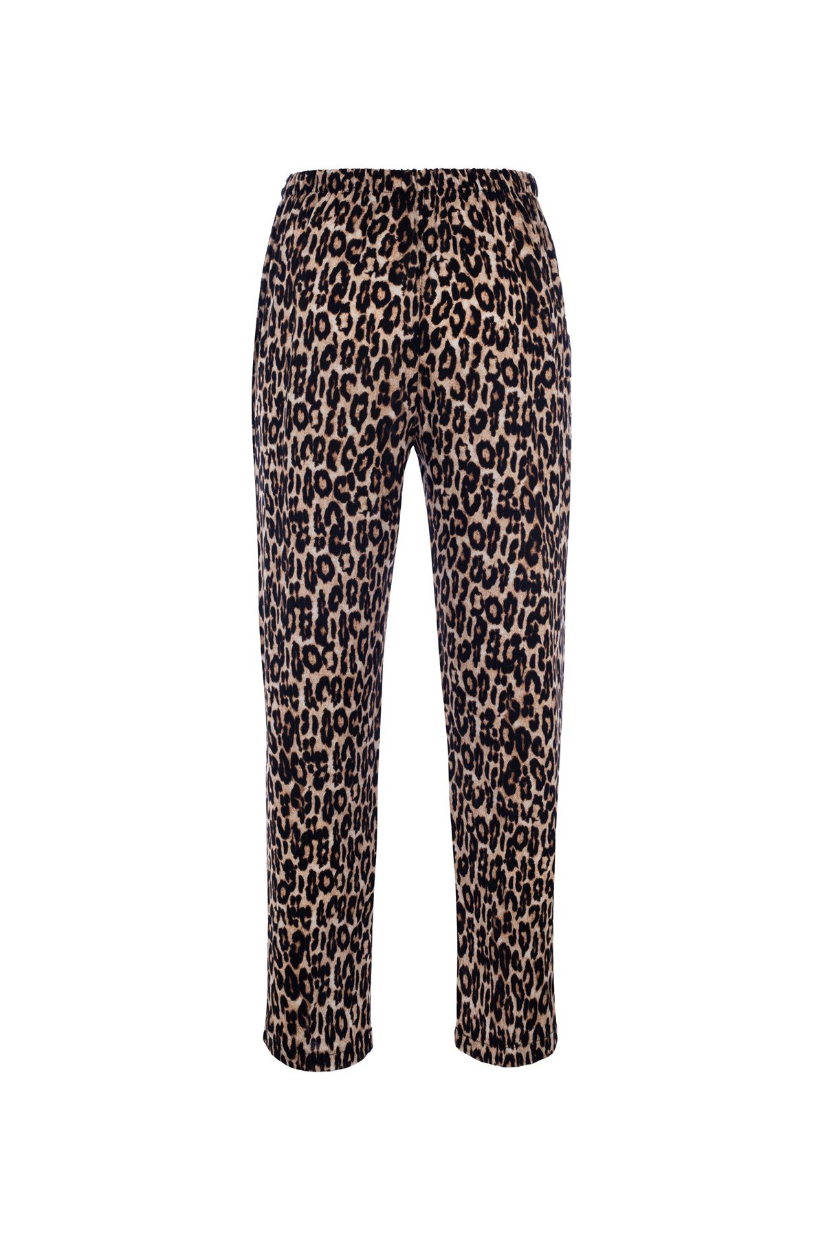 Leopar Baskılı Plaj Pantolonu