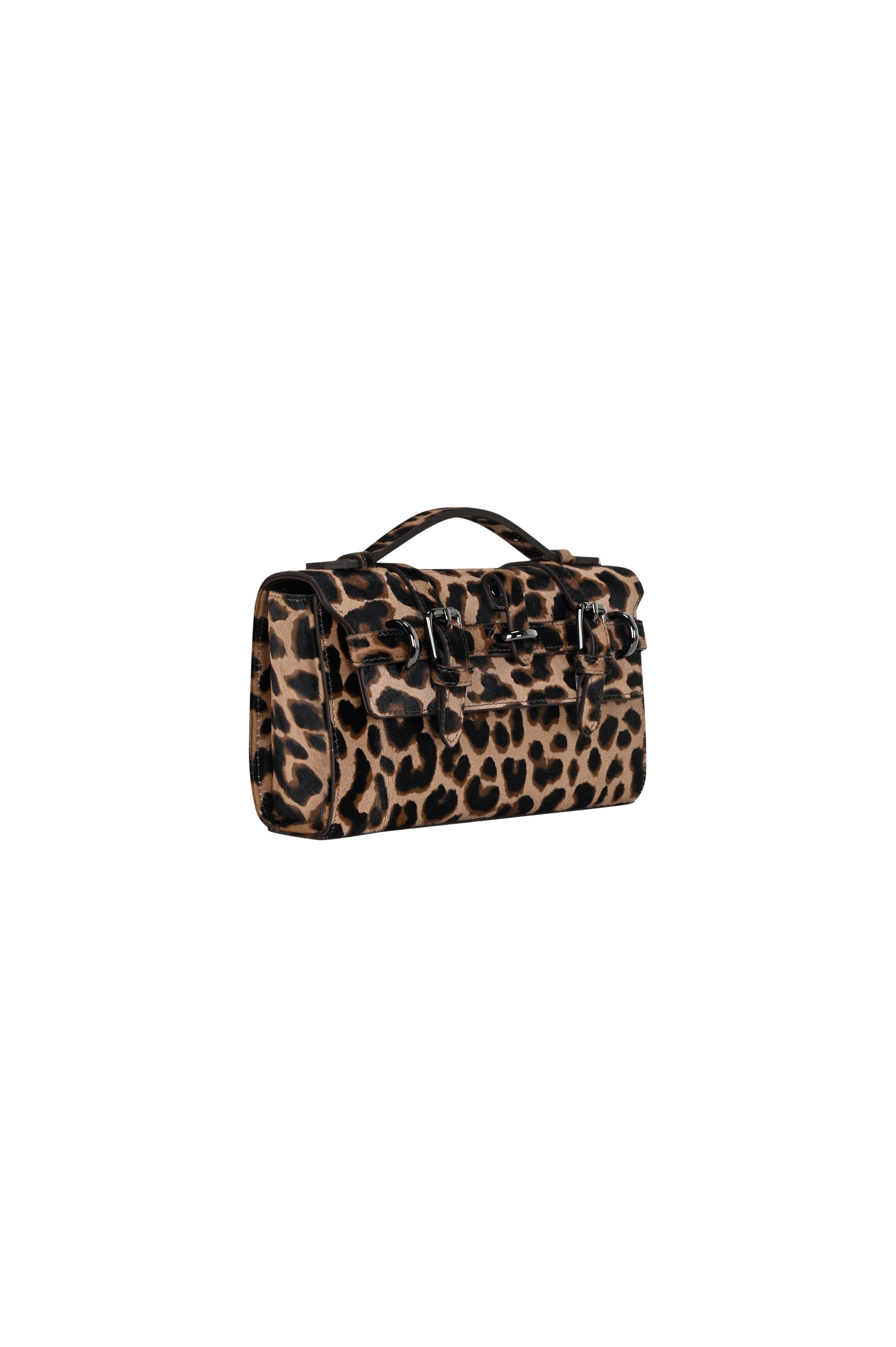 Leopar Desen Gabrielle Clutch