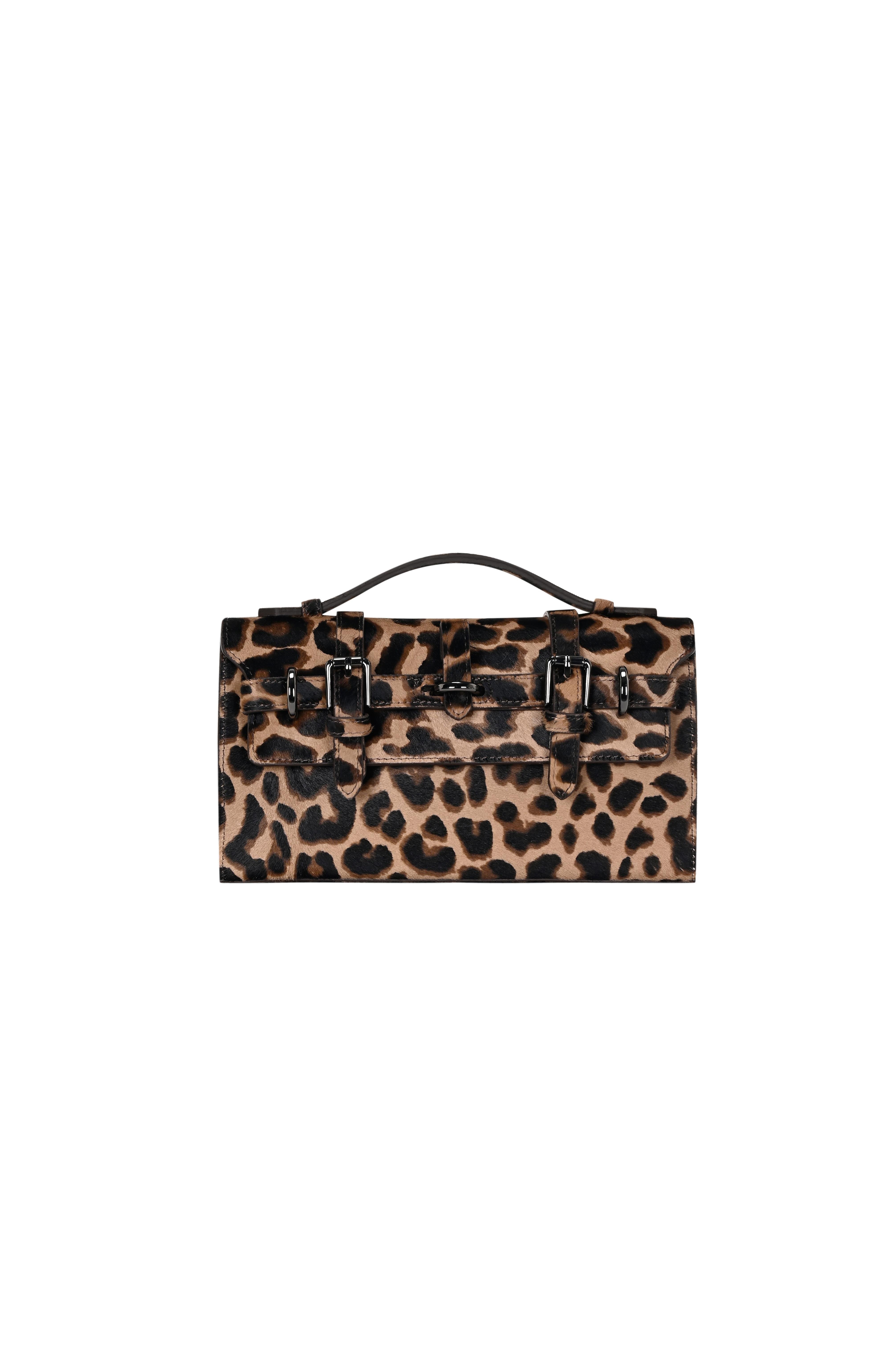 Leopar Desen Gabrielle Clutch