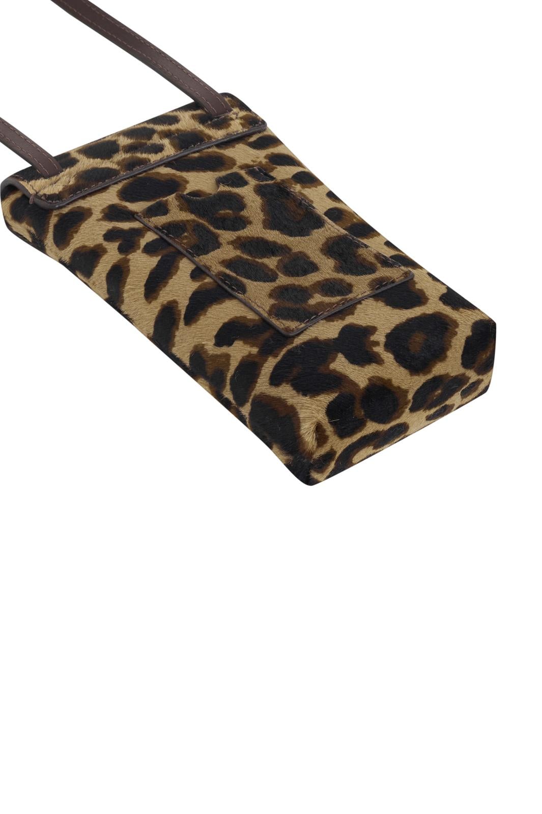 Leopar Desen Mini Çapraz Askılı Çanta