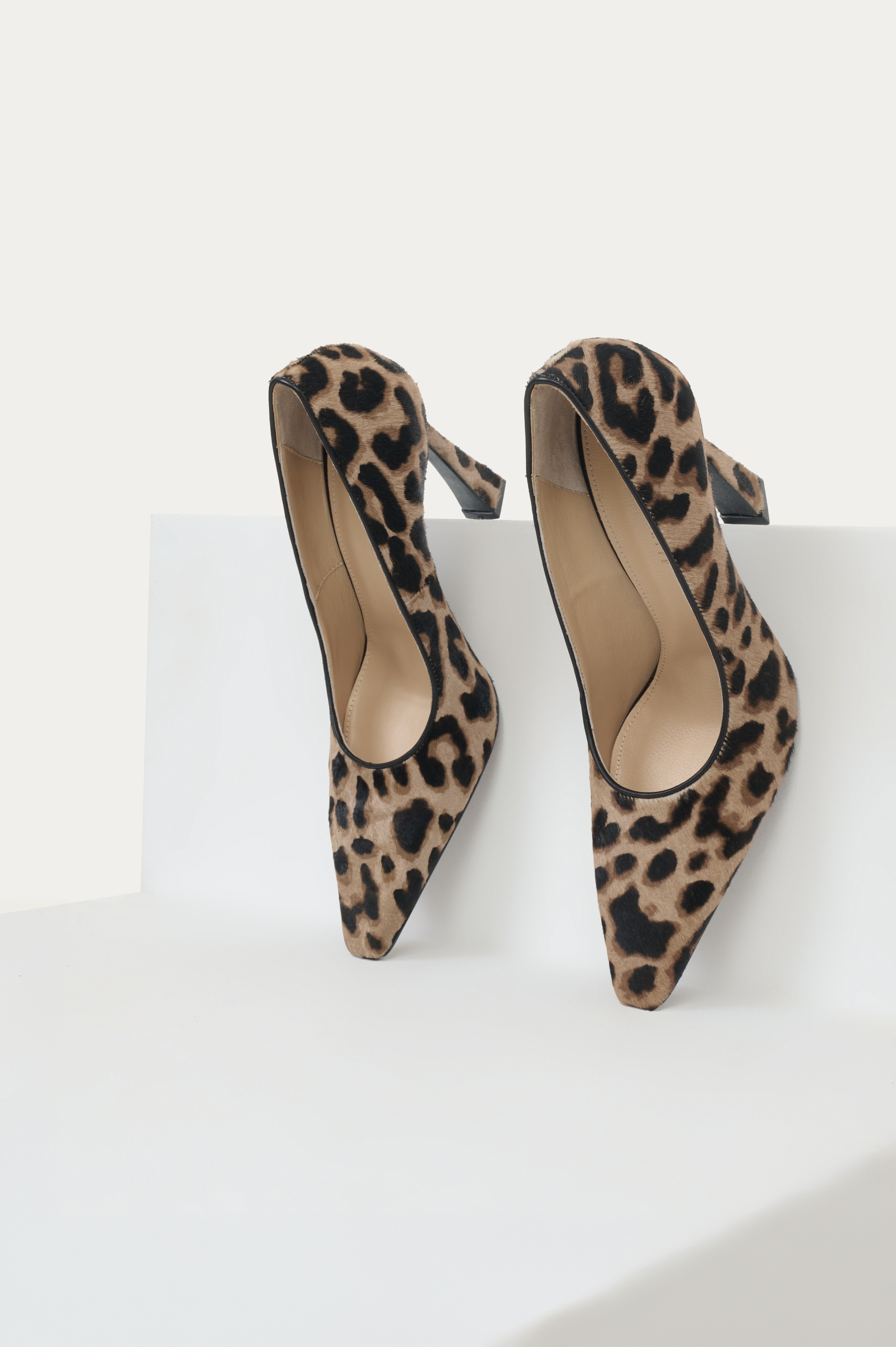 Leopar Küt Burun Leopar Stiletto