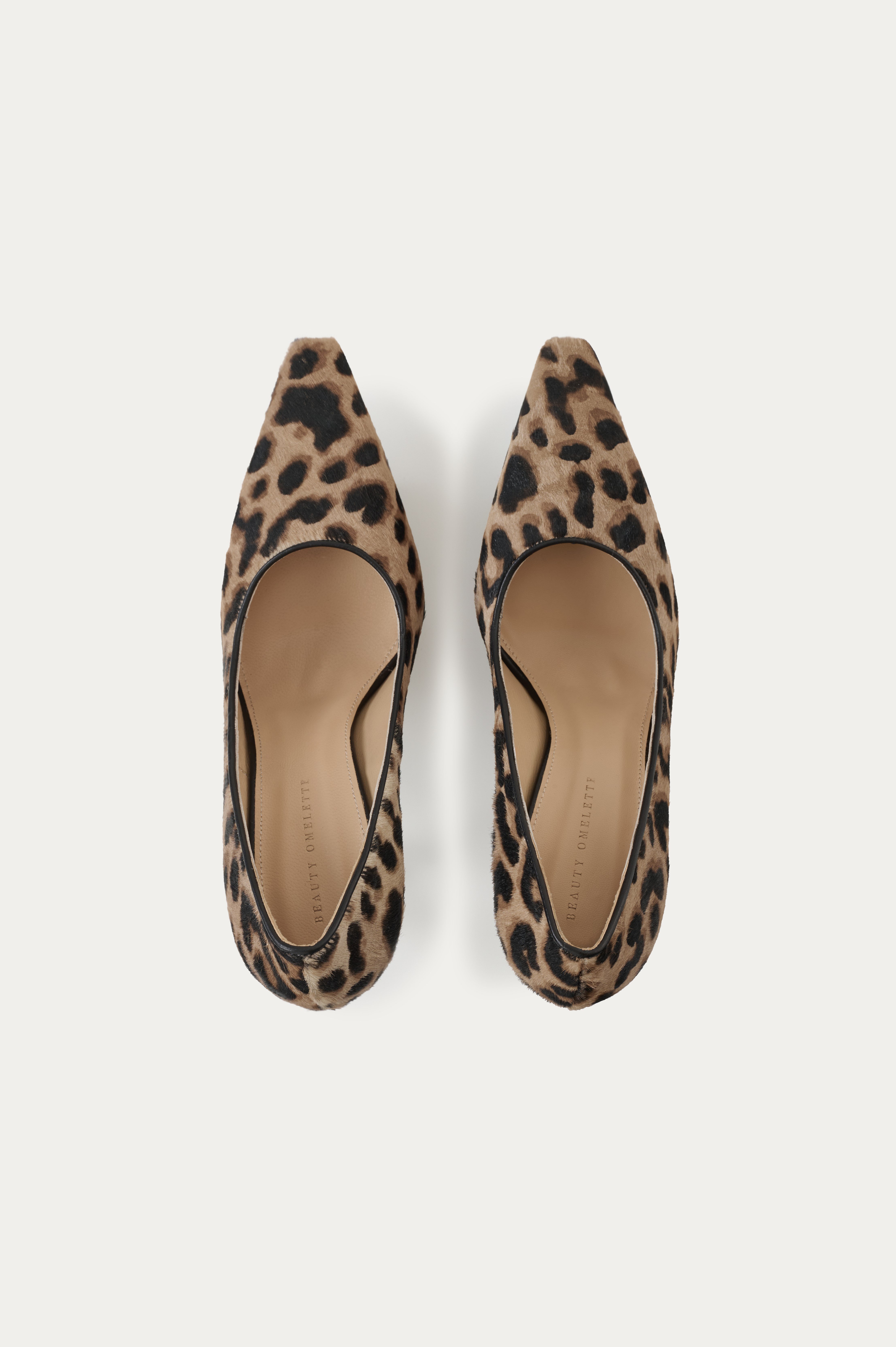 Leopar Küt Burun Leopar Stiletto
