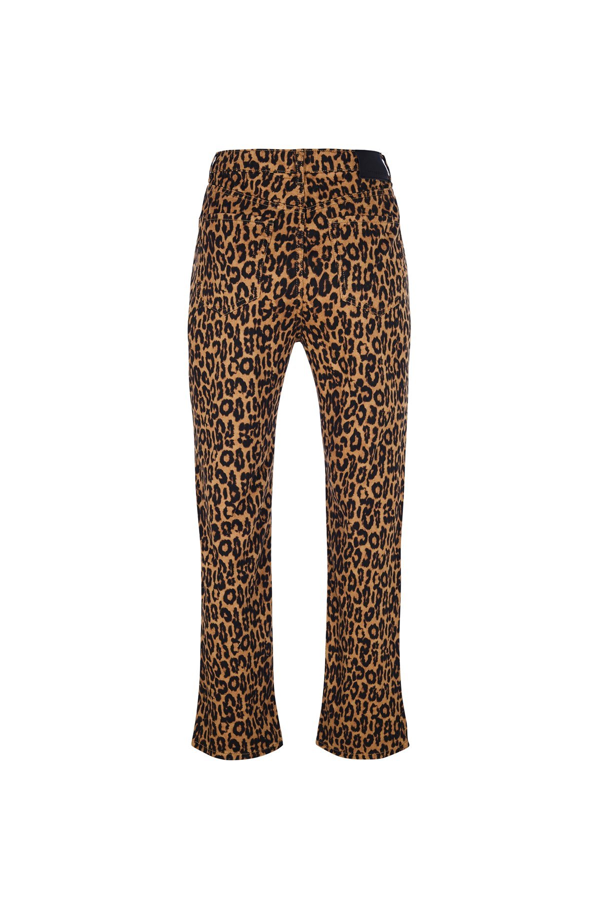 Leopar Printed Straight Fit Jean 