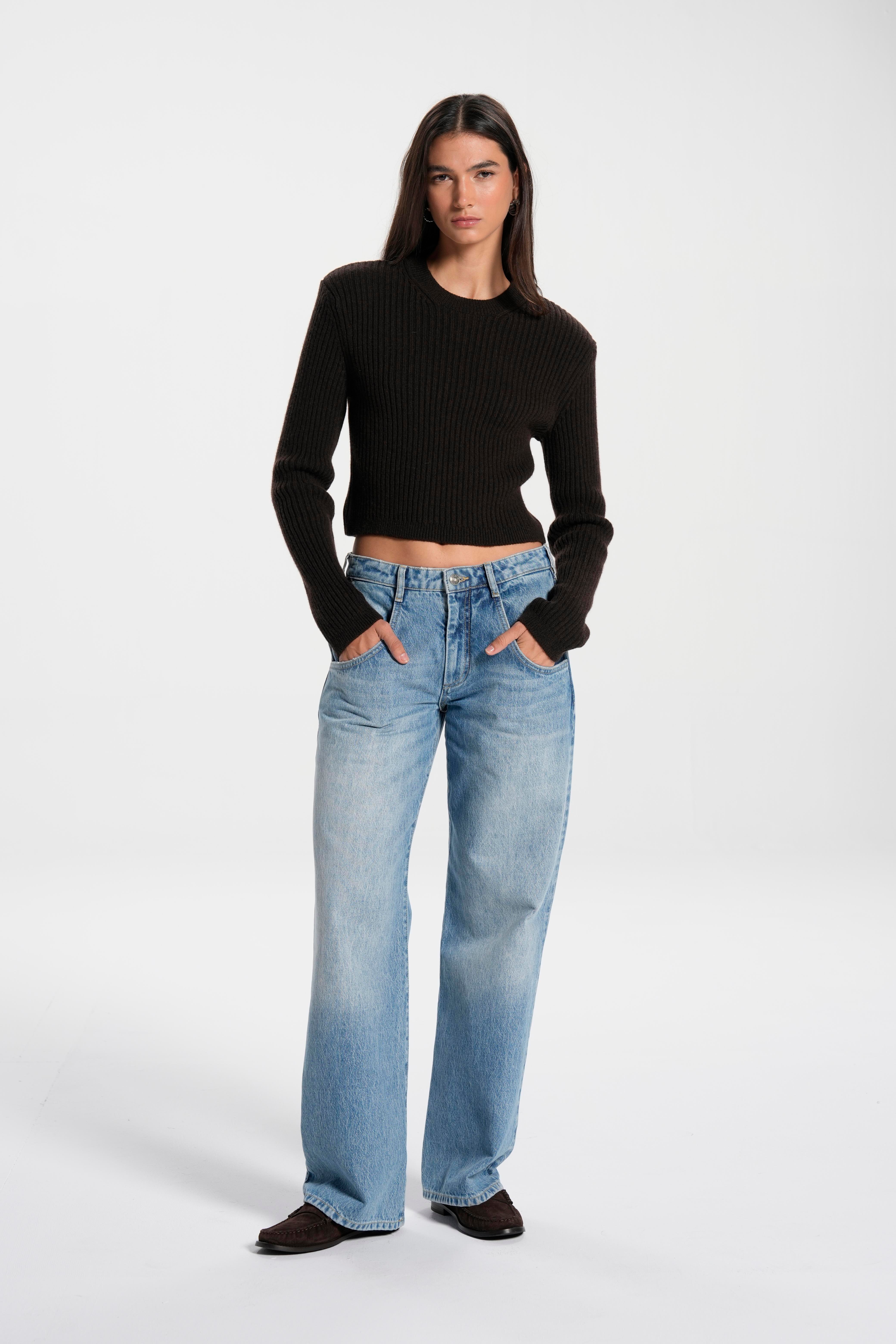 Mavi Mid Waist Relaxed Fit Jean