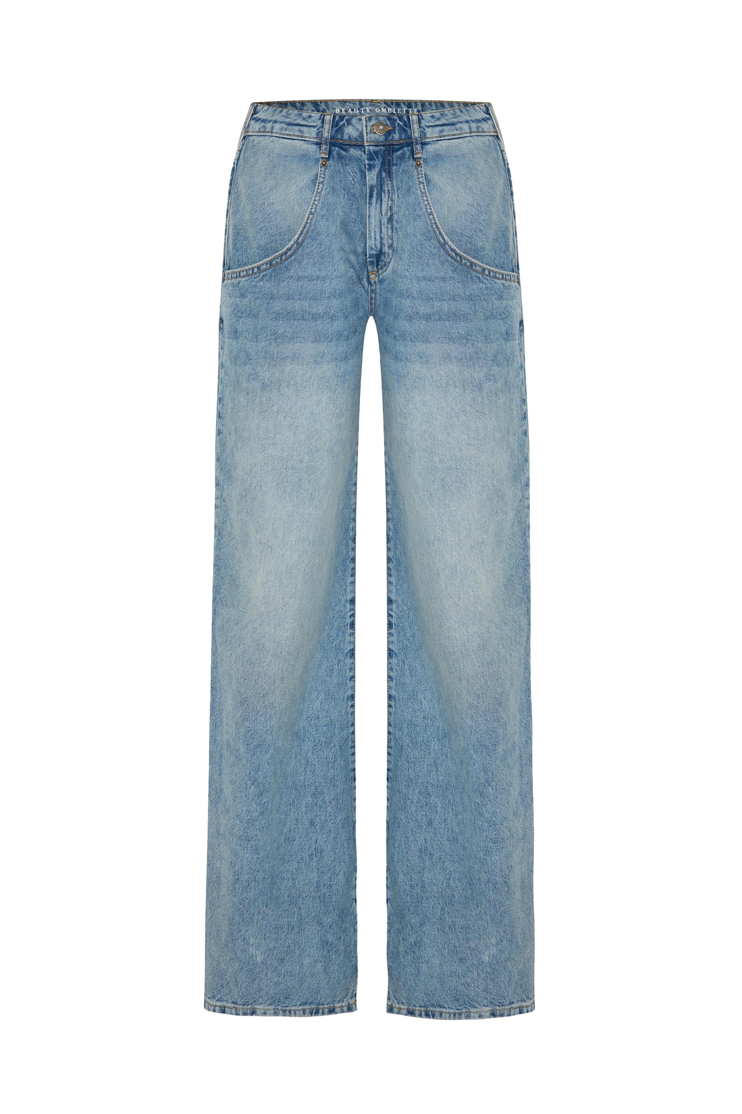 Mavi Mid Waist Relaxed Fit Jean