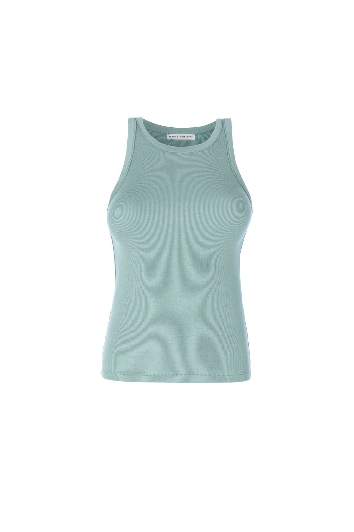 Mint Kaşkorse Halter Neck Atlet