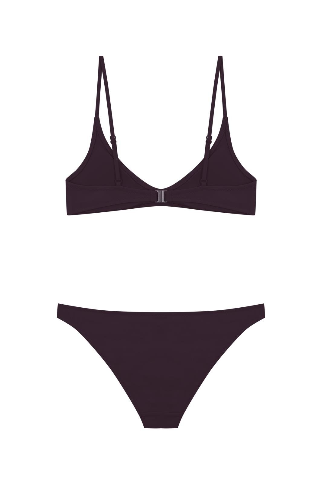 Mürdüm Minimal Üçgen Bikini