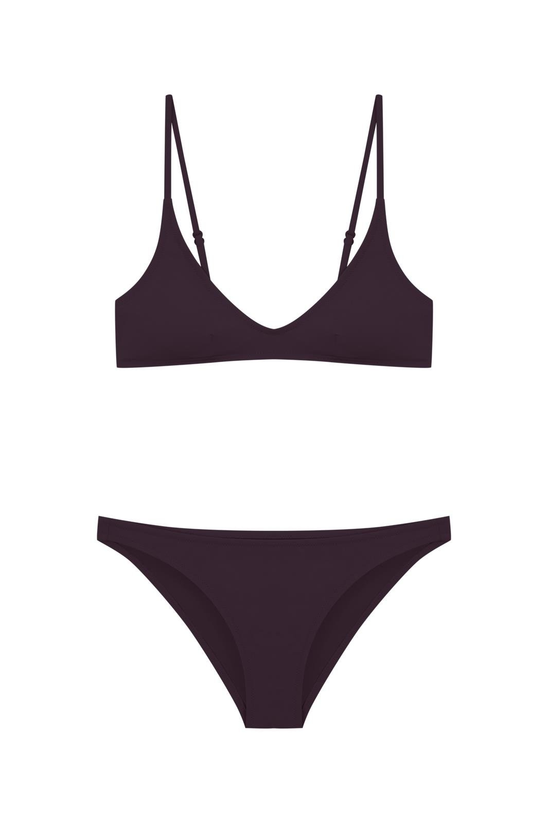 Mürdüm Minimal Üçgen Bikini