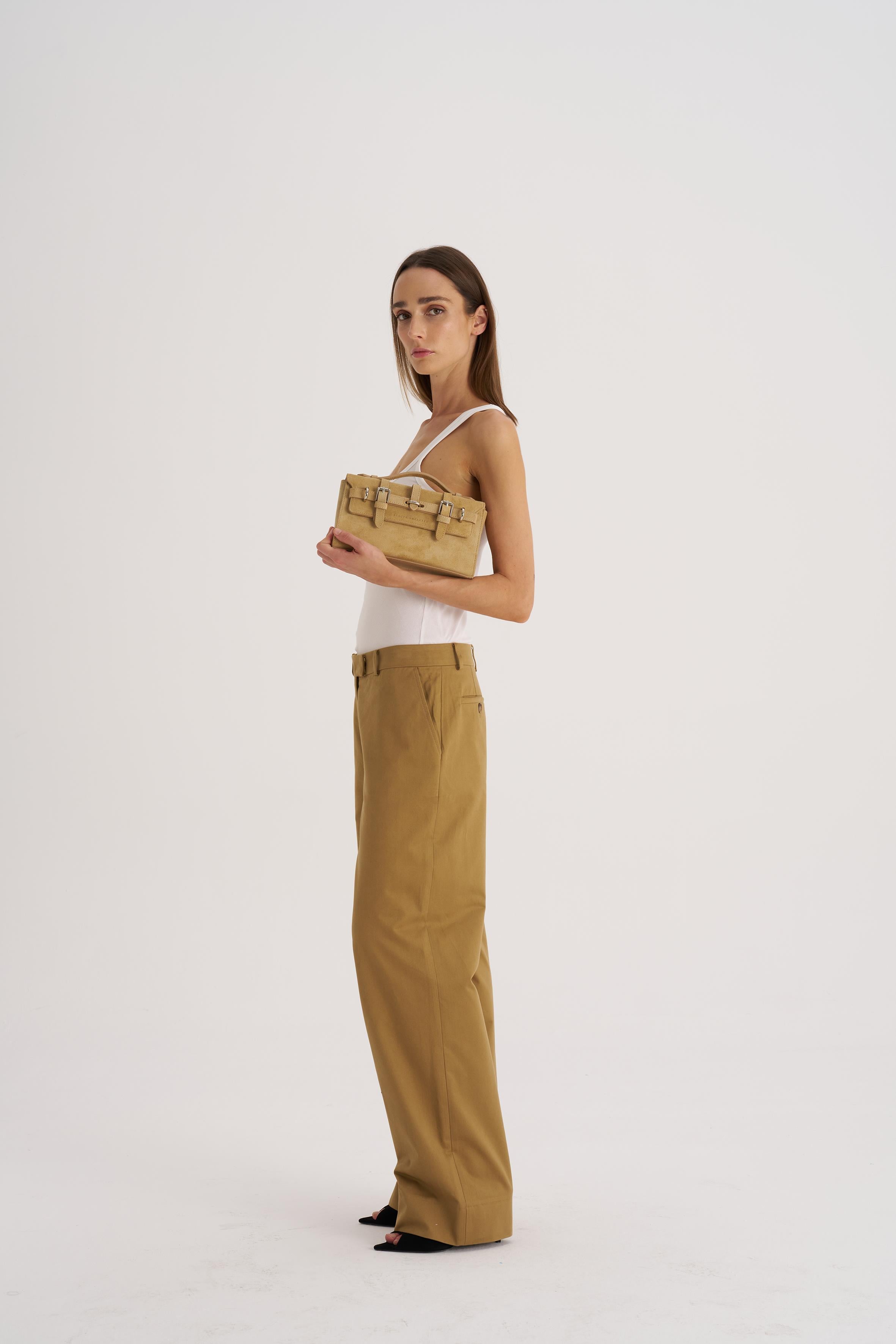 Muskat Gabrielle Süet Clutch