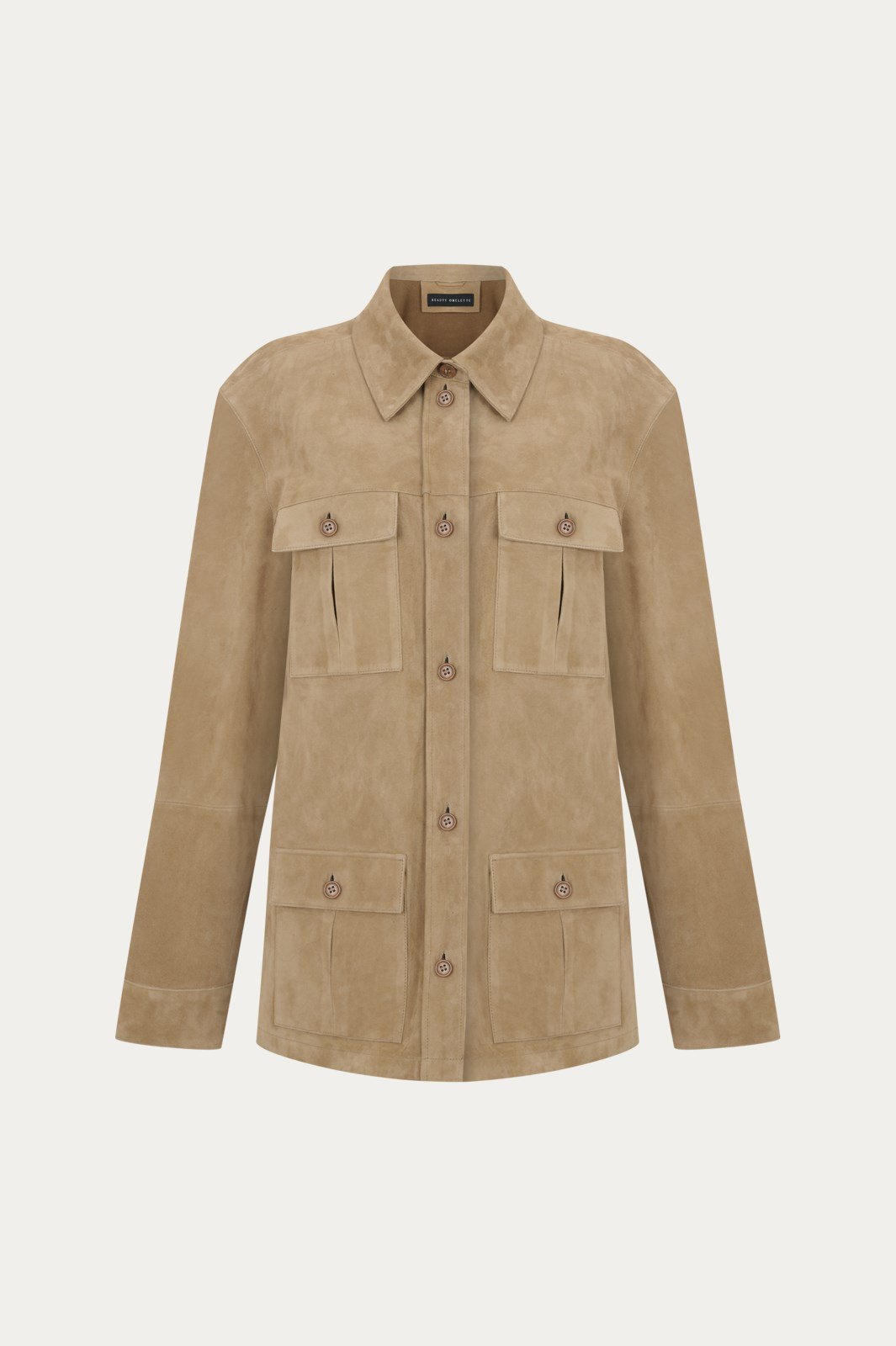 Muskat Süet Overshirt Gömlek