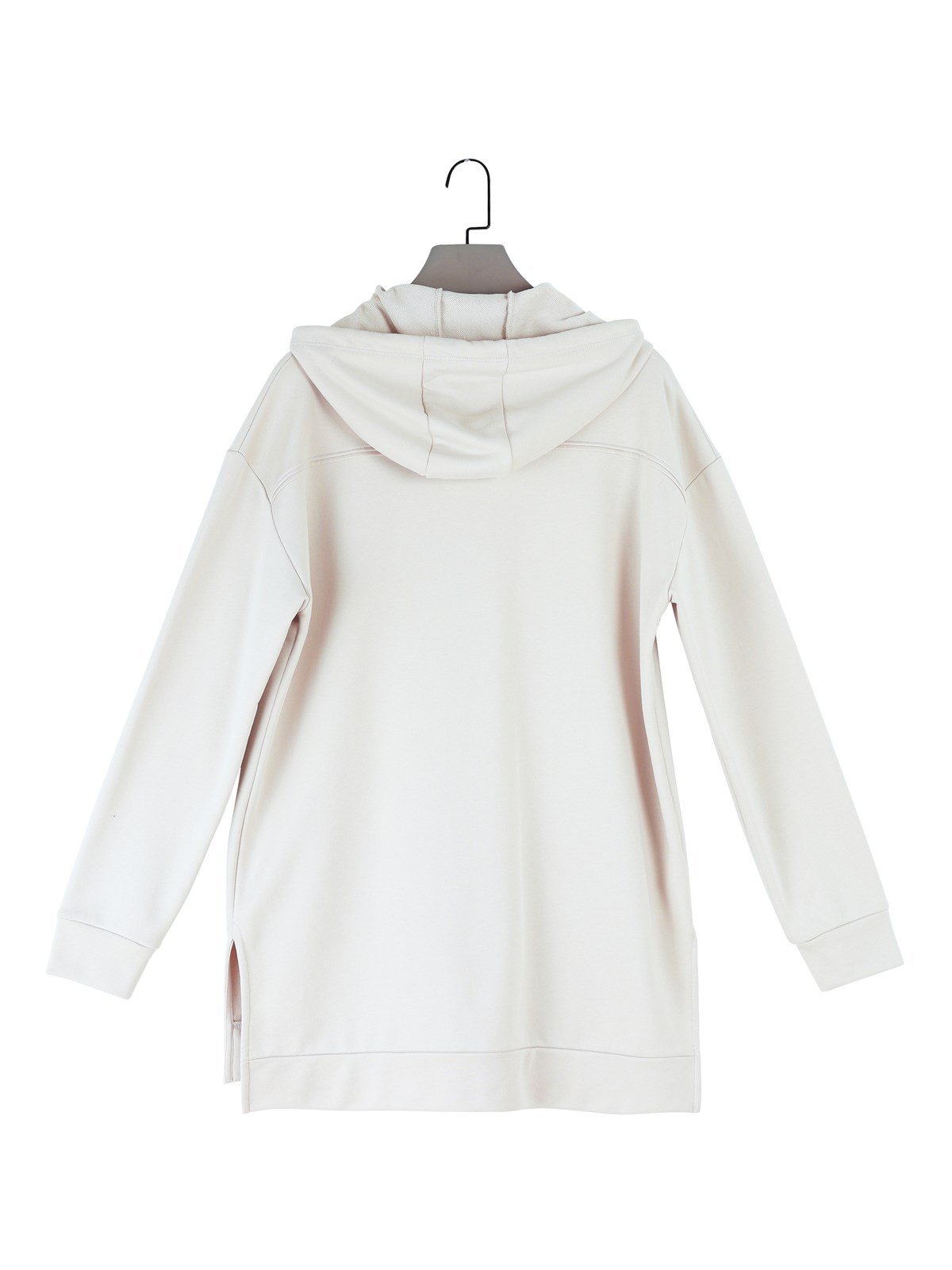 Nude Kapüşonlu Bol Sweatshirt