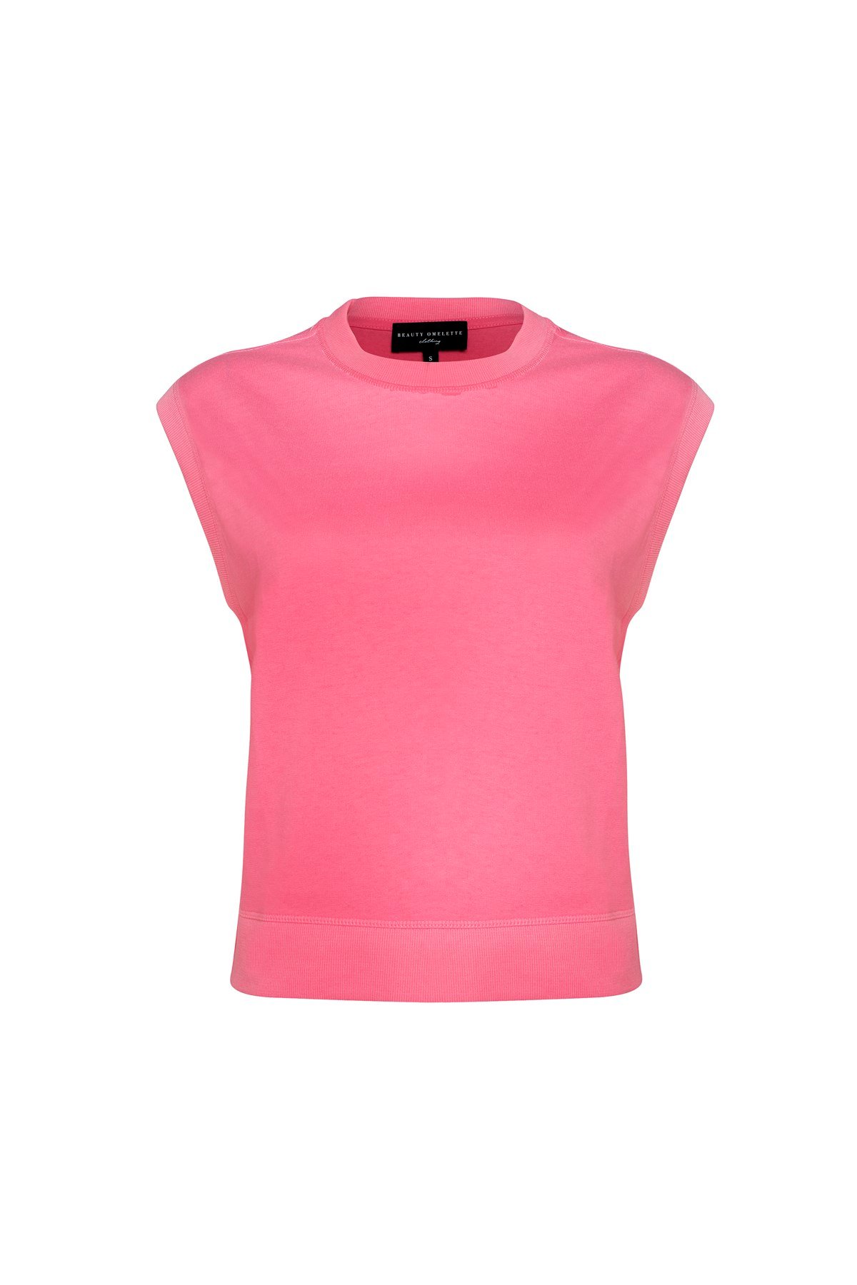 Pembe Boyfriend Kolsuz Tshirt