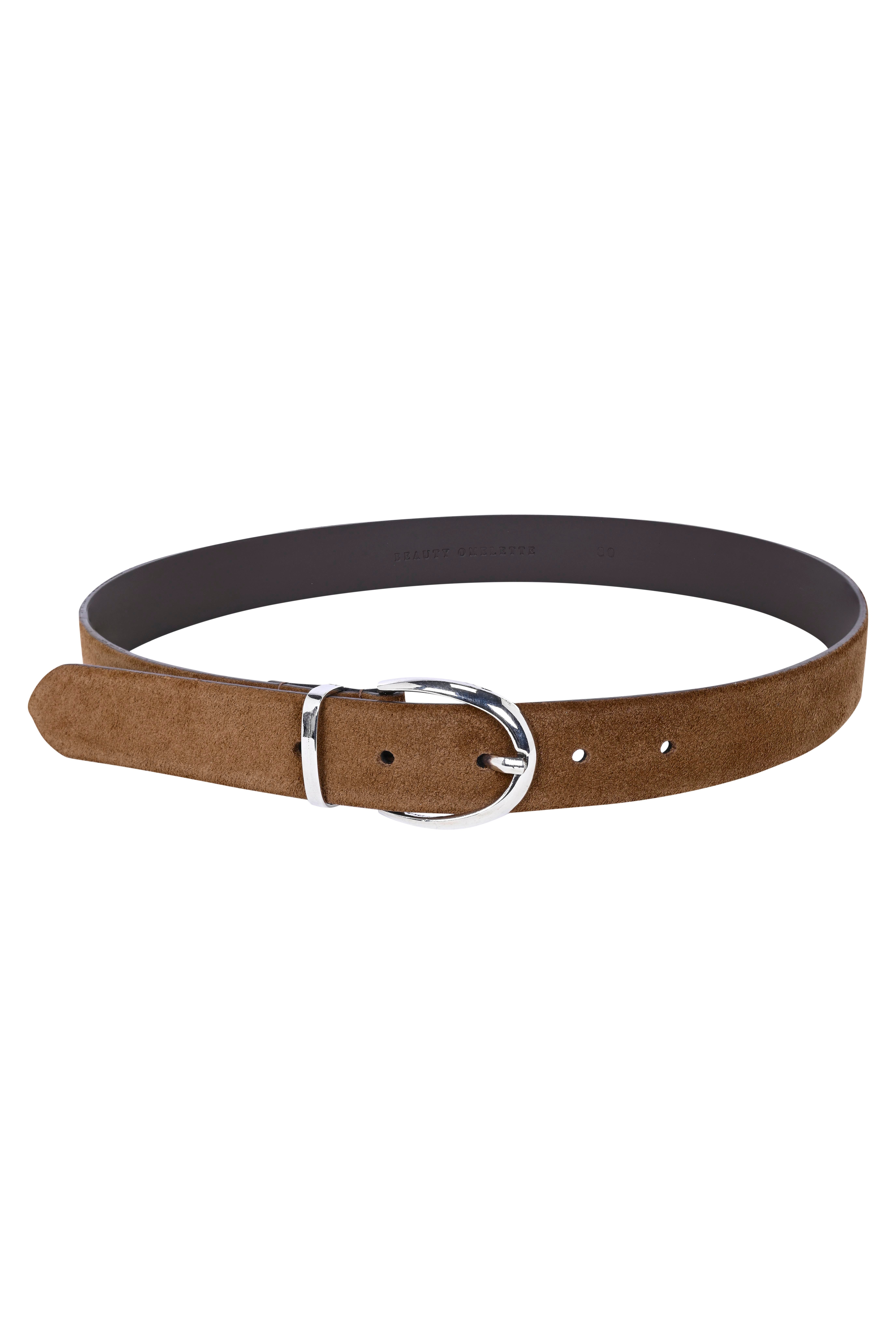 Sigaro Çift tokalı Süet Kemer