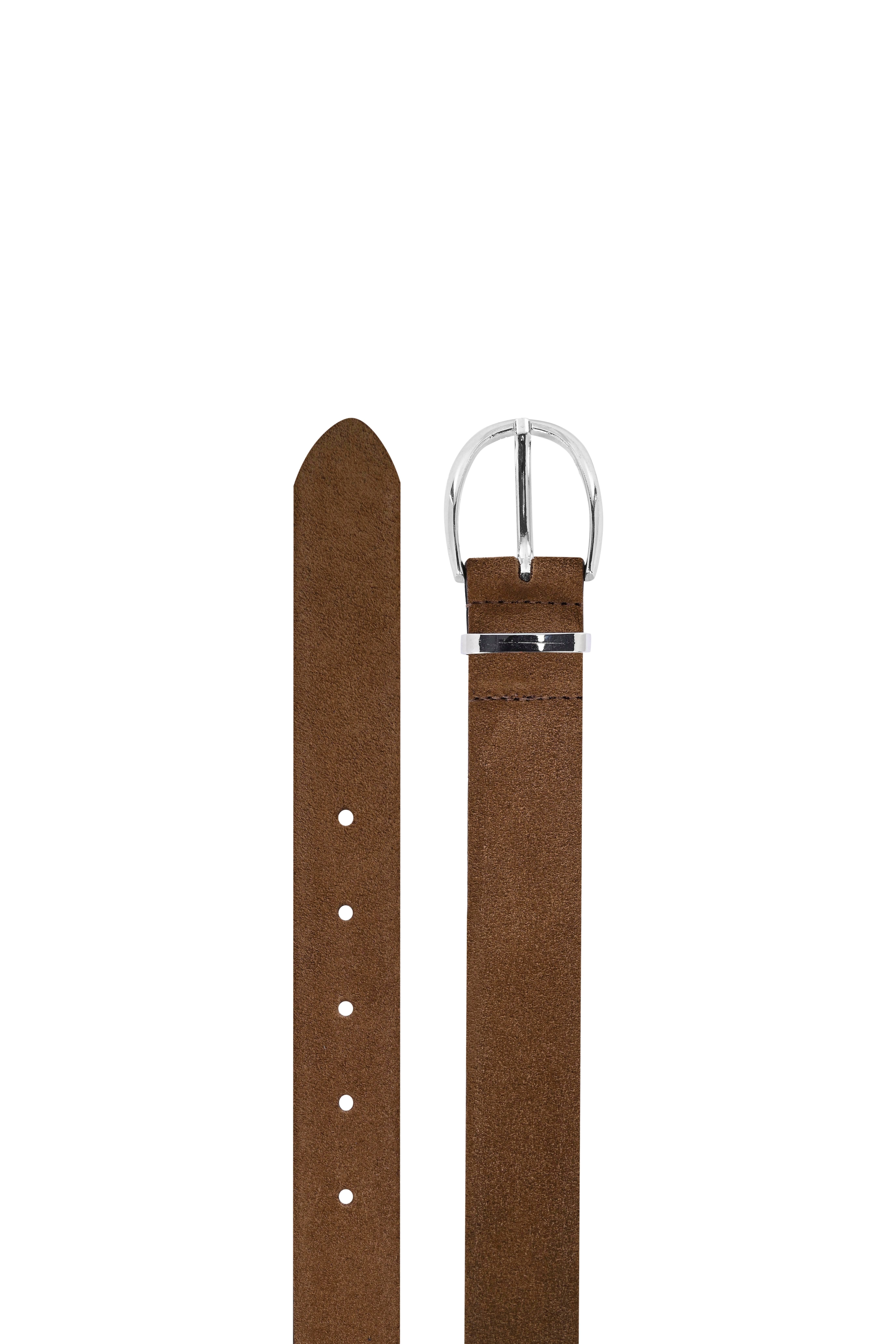 Sigaro Çift tokalı Süet Kemer