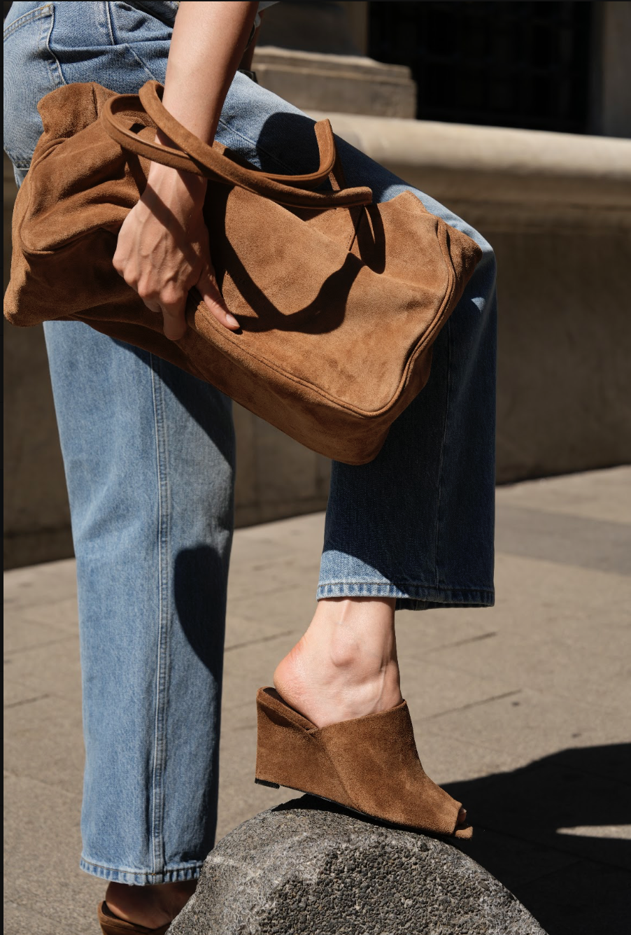 Sigaro Süet Raphael Shopping Bag