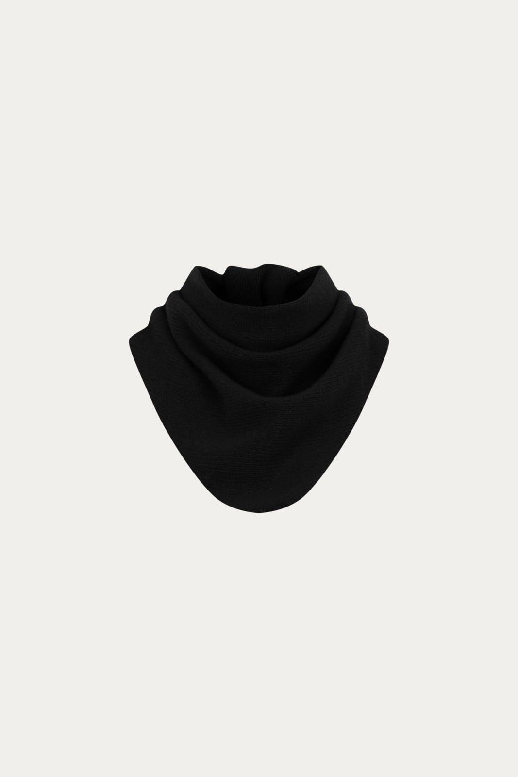 Siyah %100 Kaşmir Bandana Fular