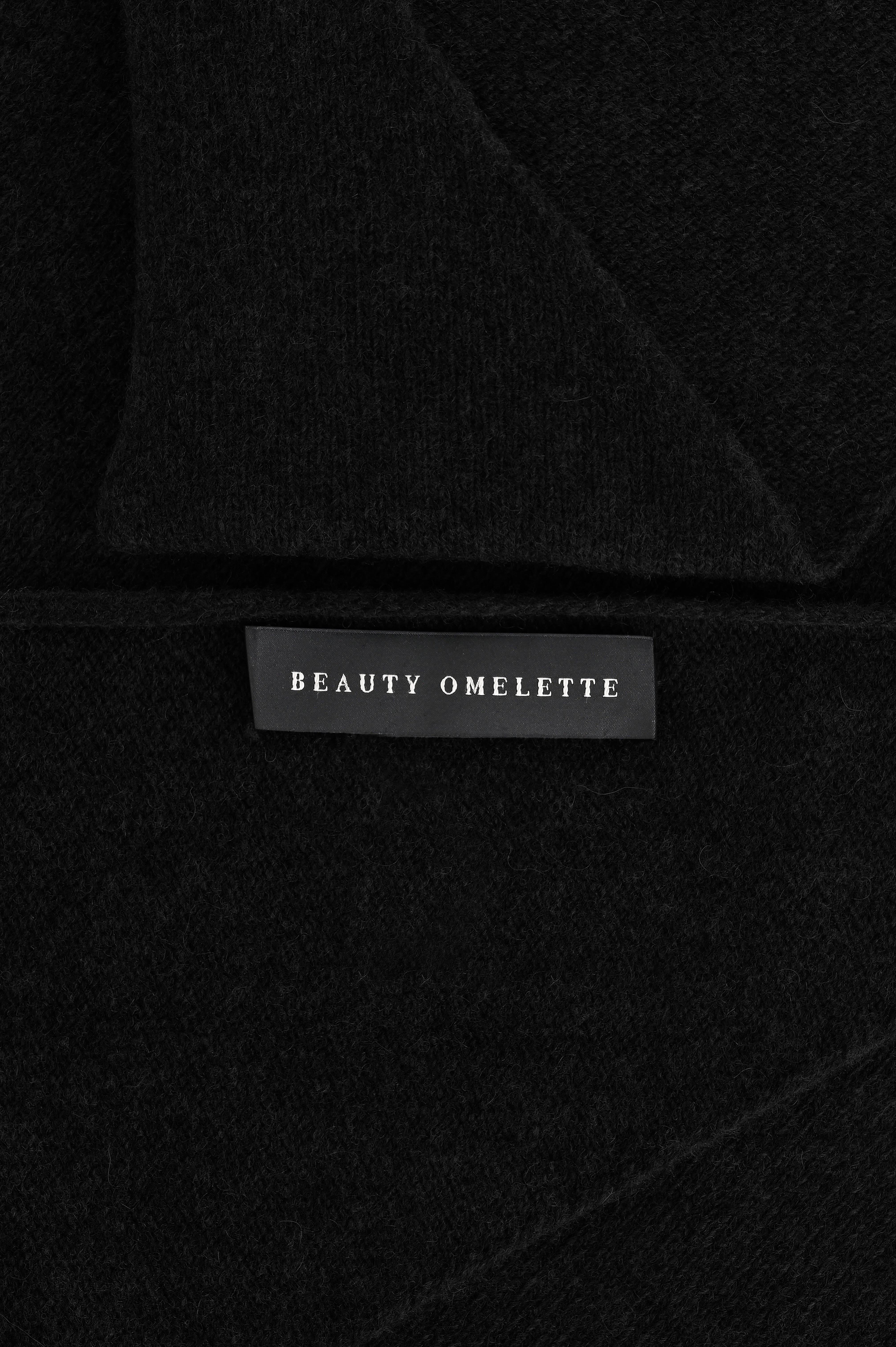 Siyah %100 Kaşmir Fular