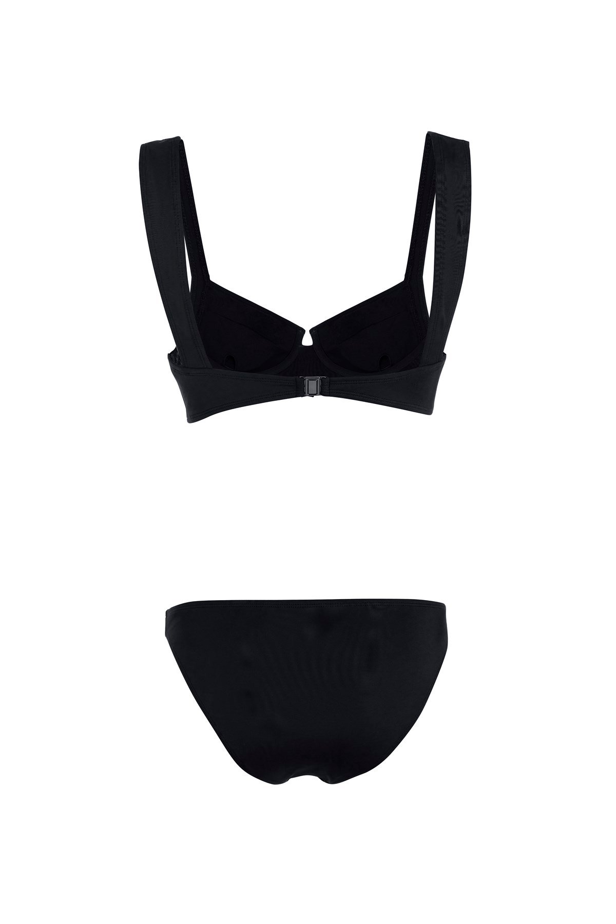 Siyah Balkonet Bikini