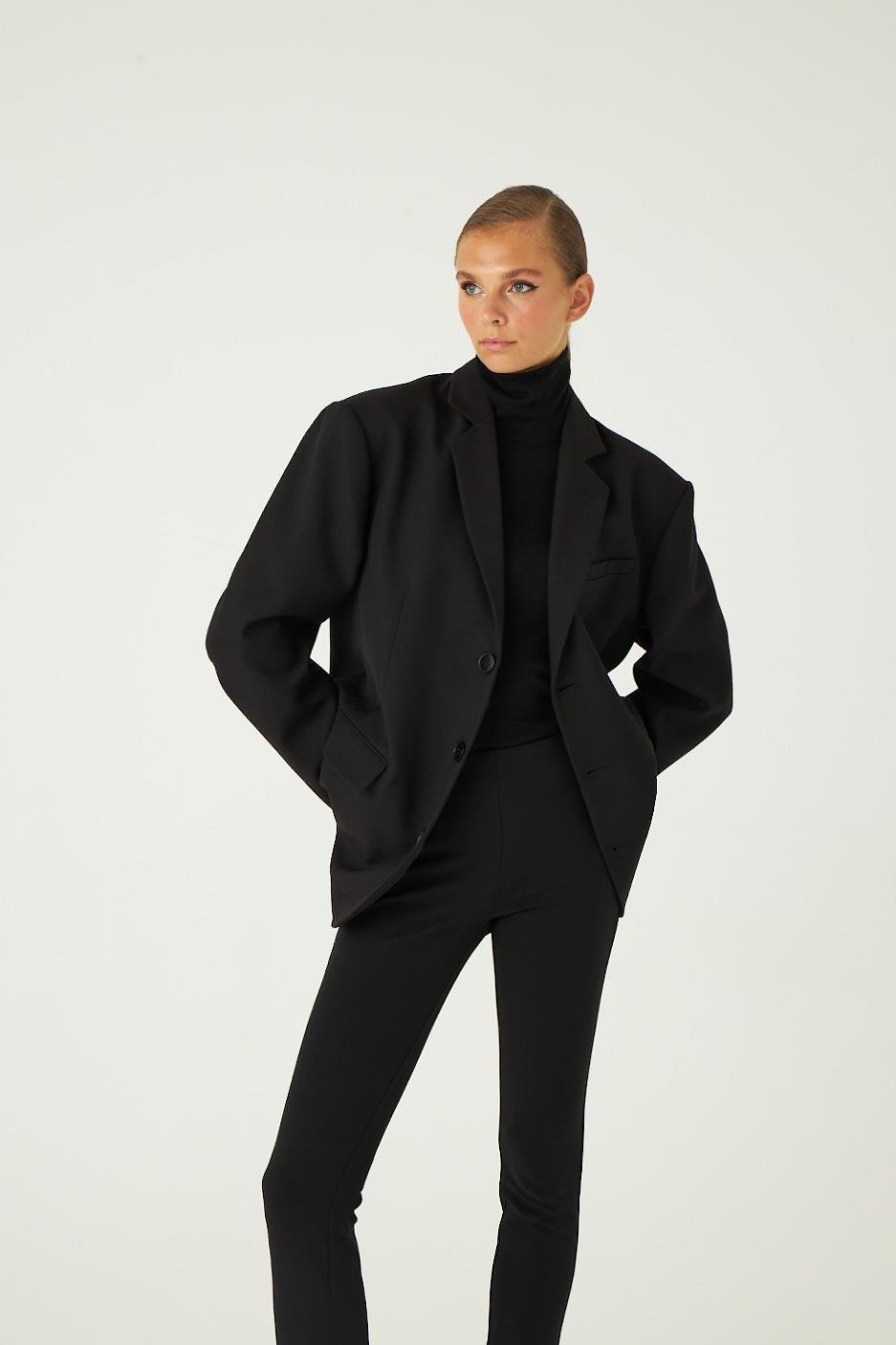 Siyah Big Blazer - Exclusive Collection