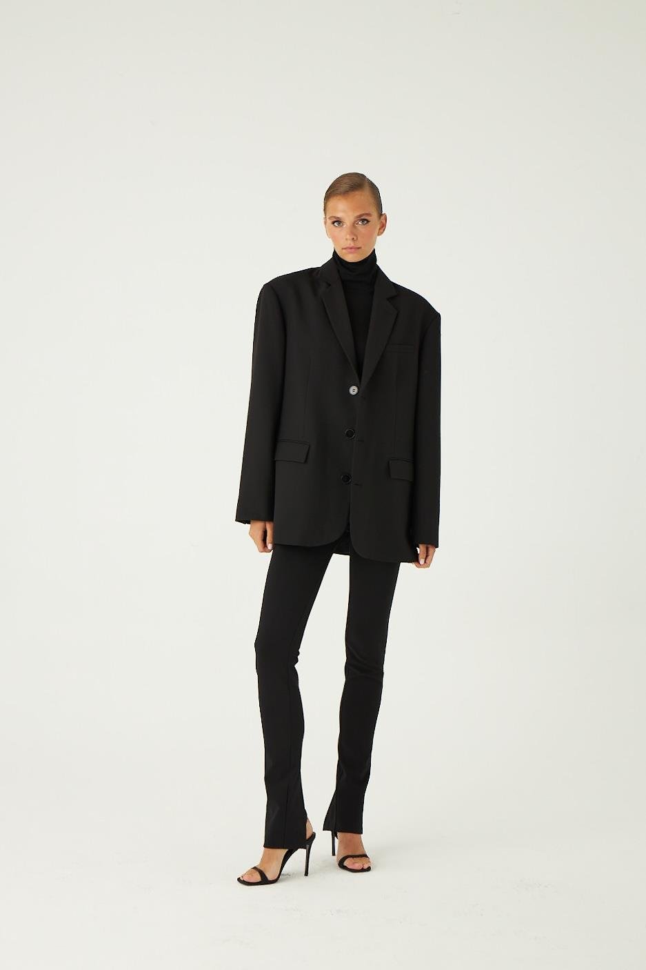 Siyah Big Blazer - Exclusive Collection