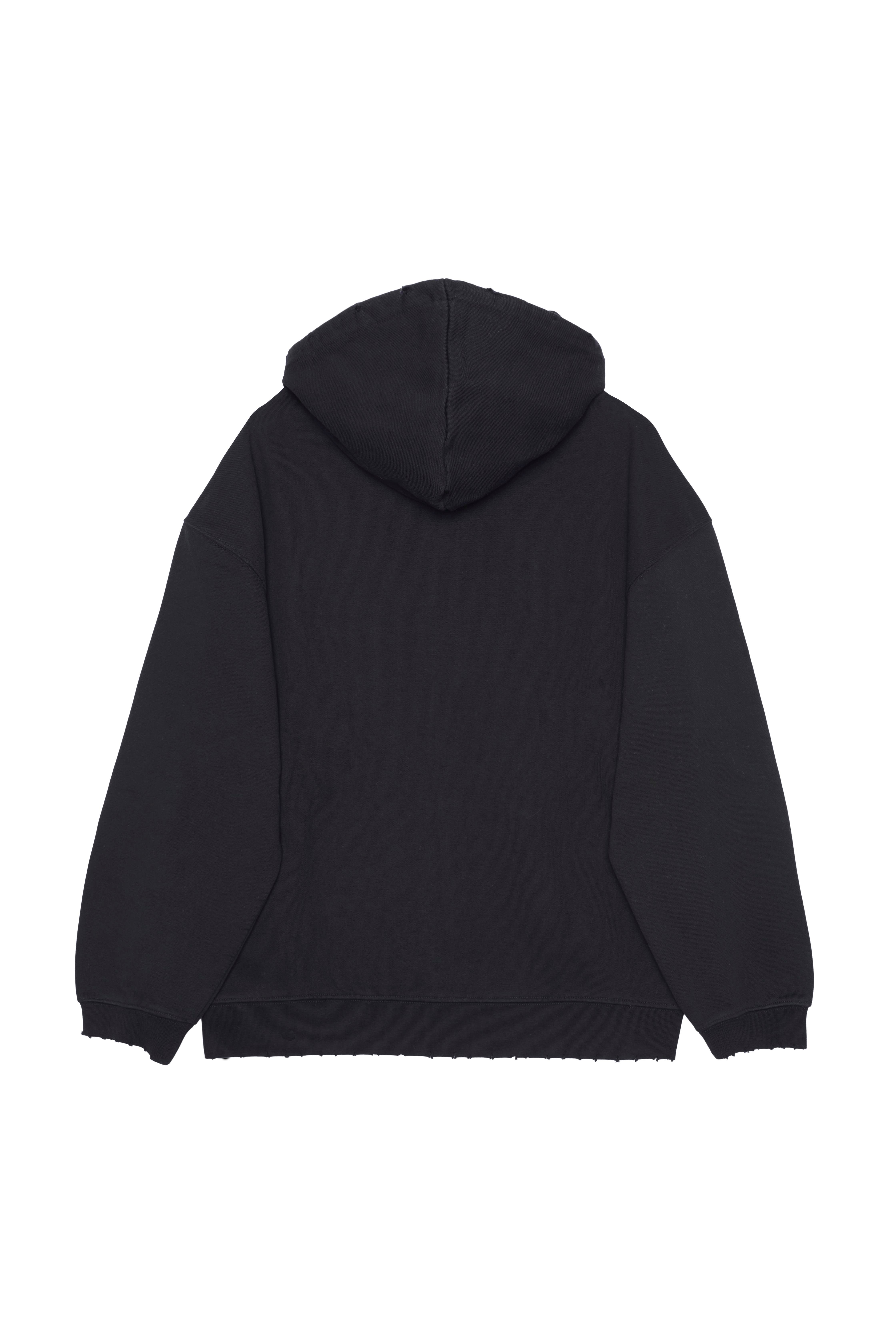 Siyah BO Sports Zip Up Hoodie