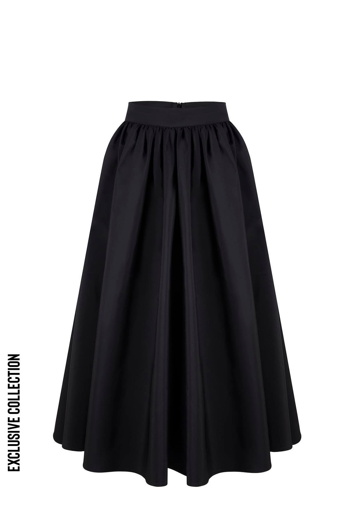 Siyah Carrie Balon Etek - Exclusive Collection