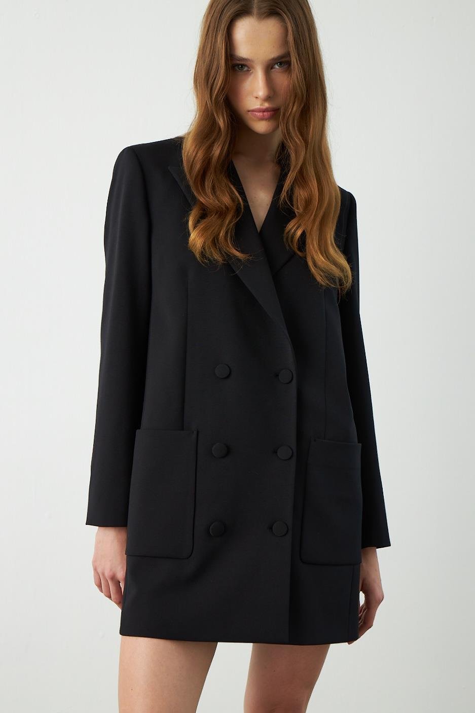 Siyah Ceket Elbise - Exclusive Collection