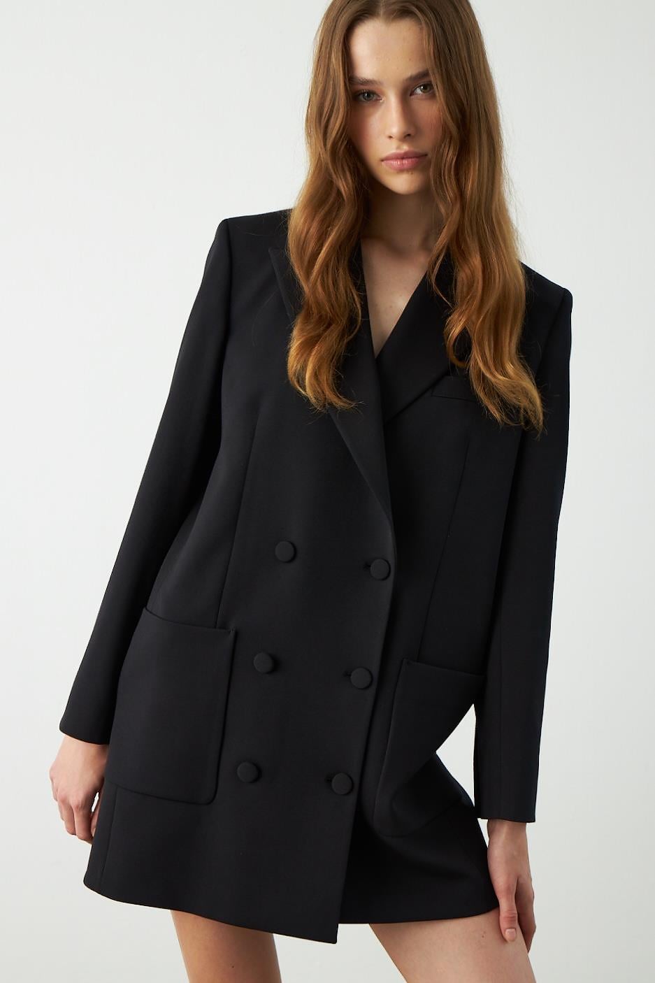 Siyah Ceket Elbise - Exclusive Collection