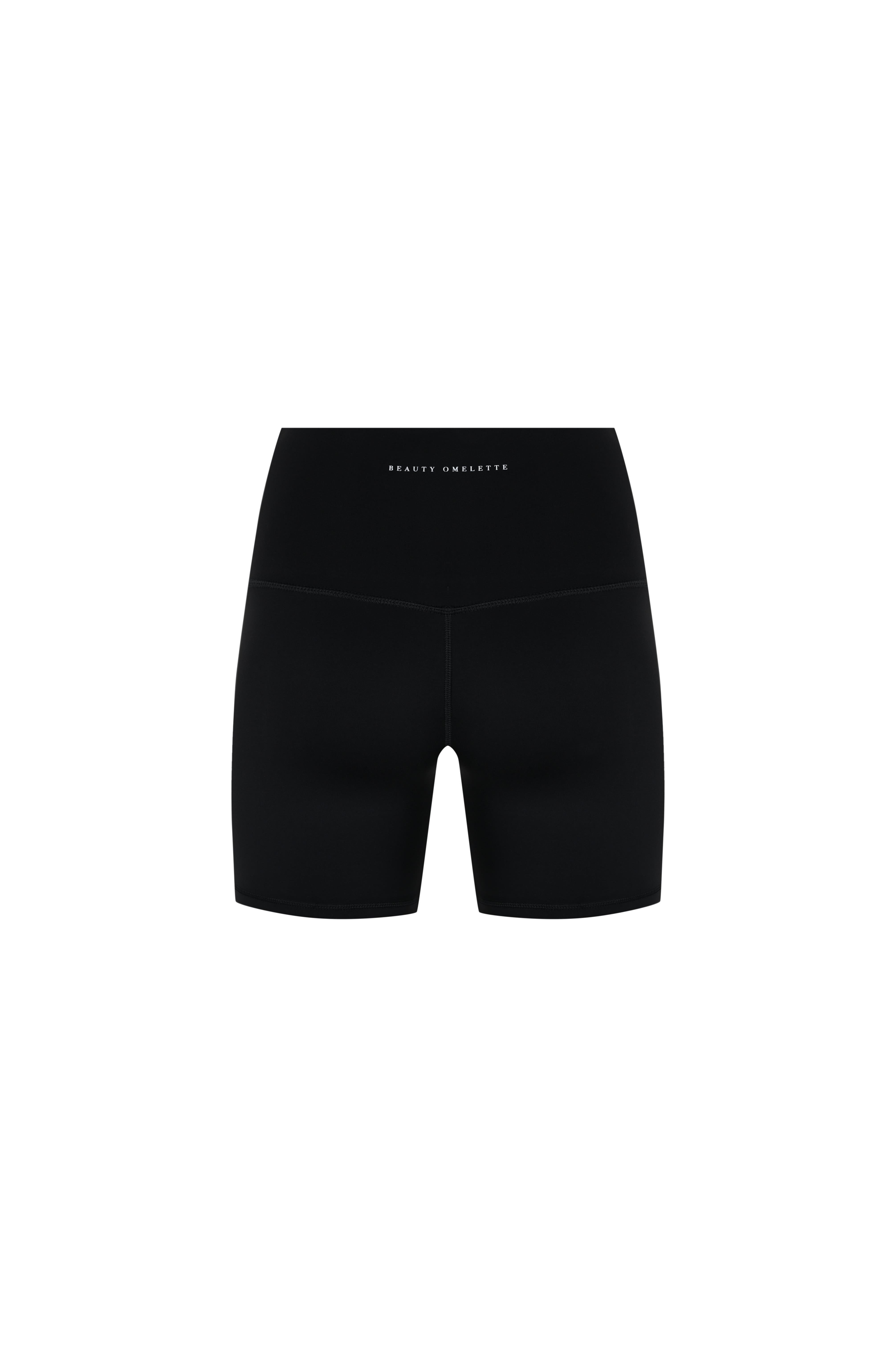 Siyah Comfort Kısa Spor Tayt