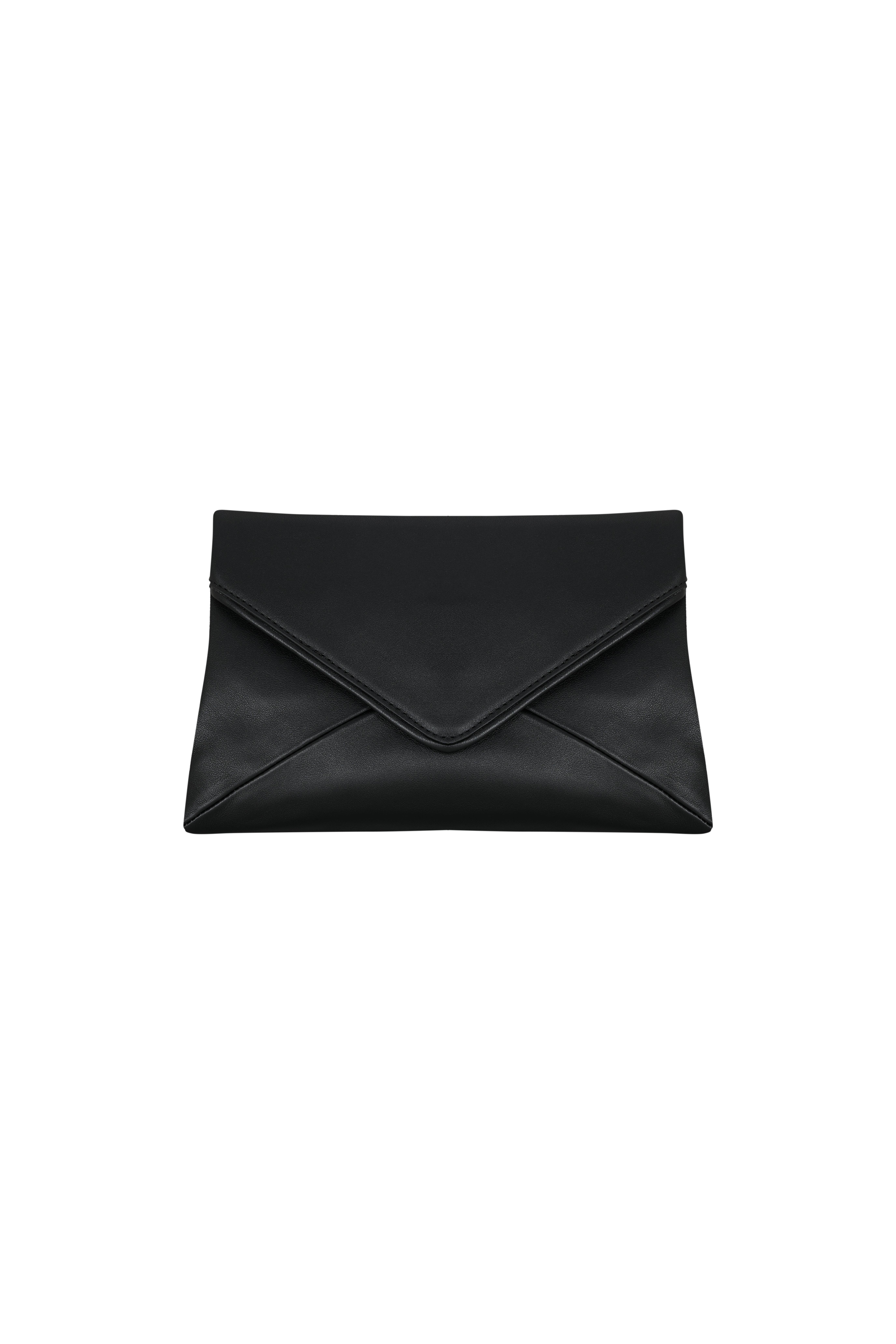 Siyah Deri Zarf Portföy Çanta