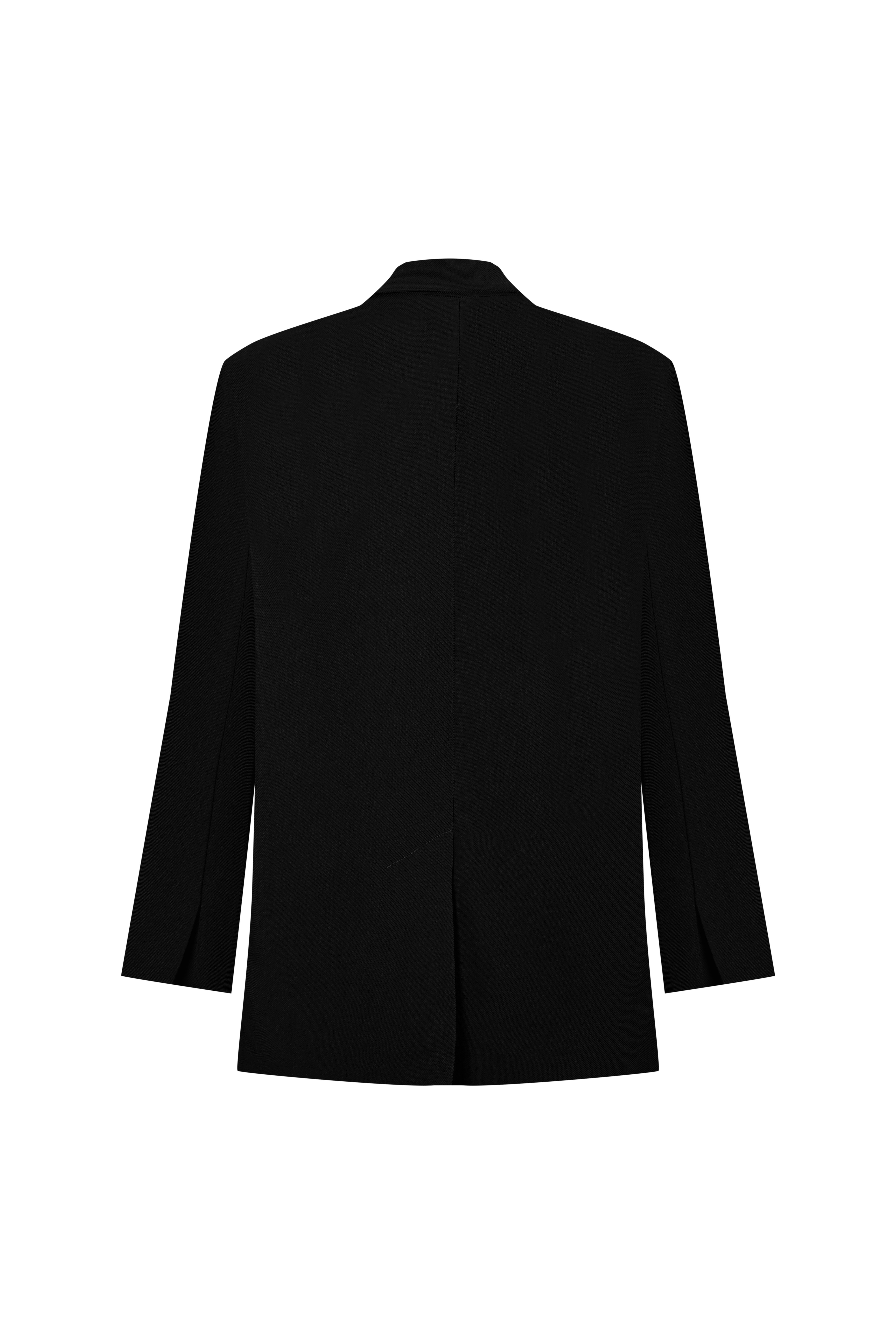 Siyah Dökümlü Hırka Ceket