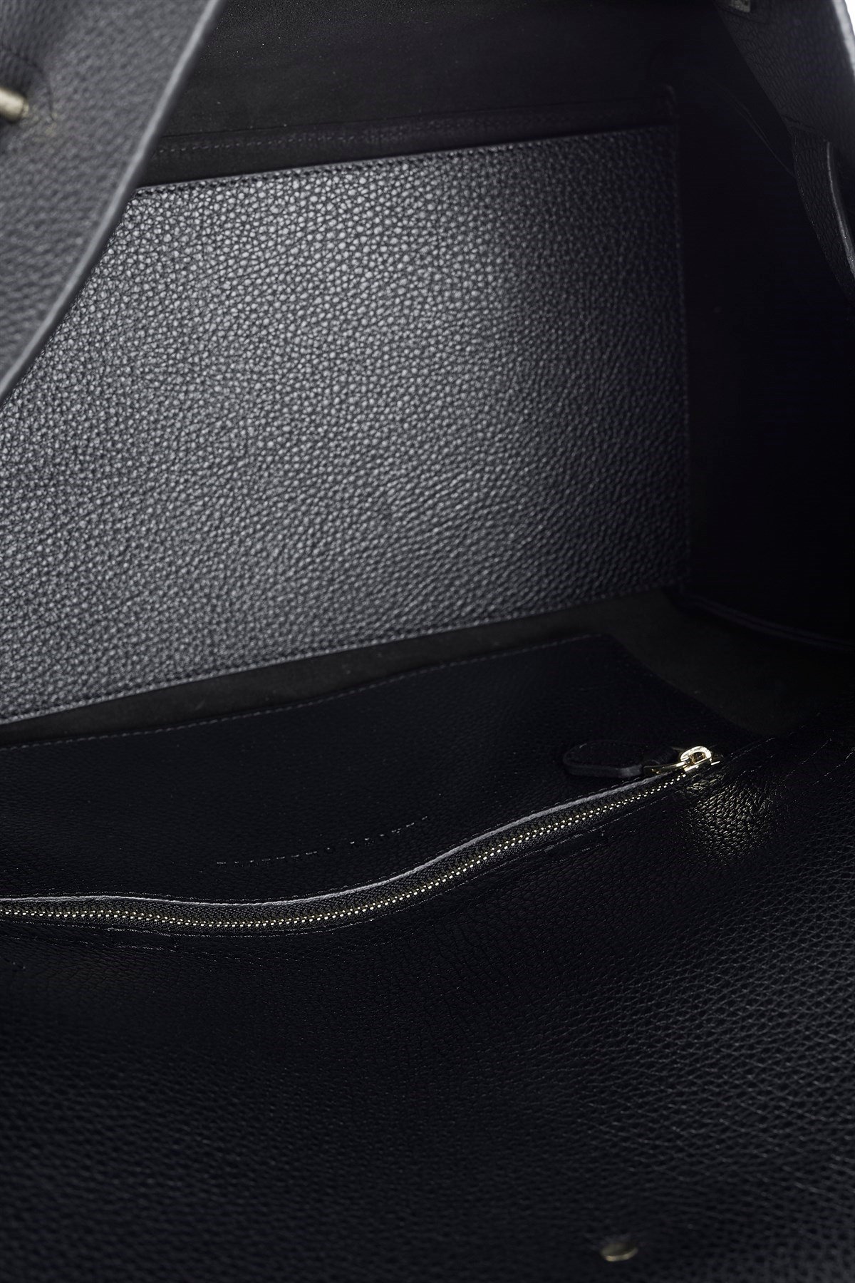 Siyah Gabrielle Day Bag Silver Detaylı