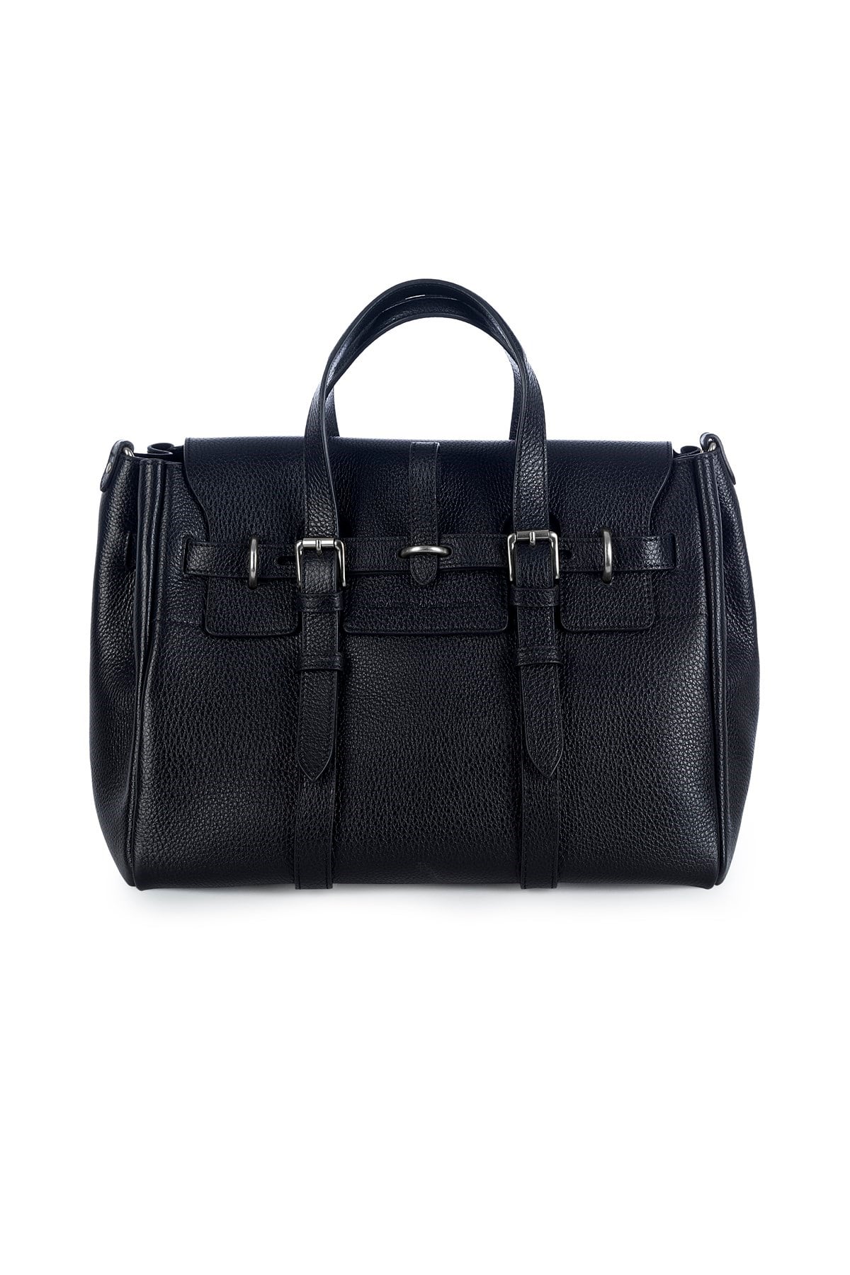 Siyah Gabrielle Day Bag Silver Detaylı
