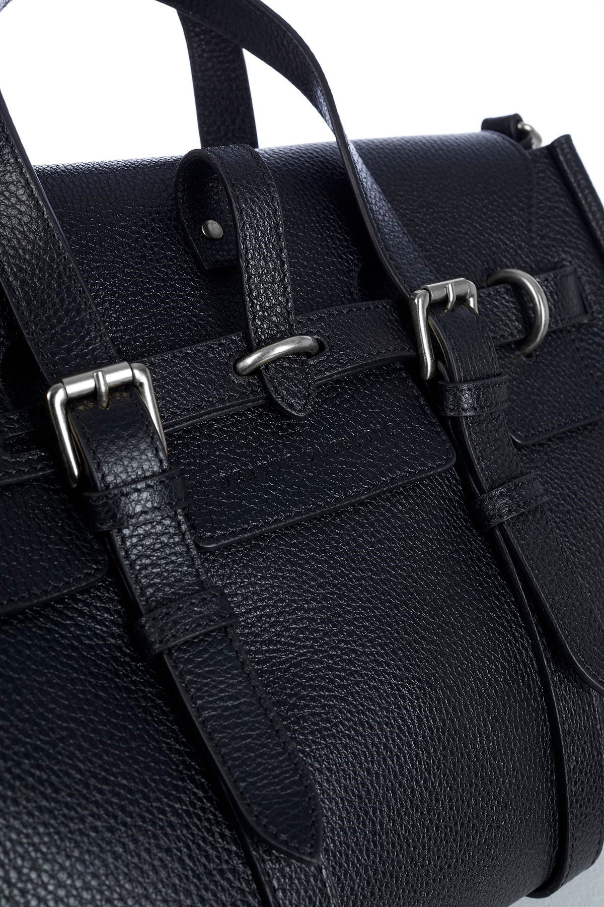 Siyah Gabrielle Day Bag Silver Detaylı