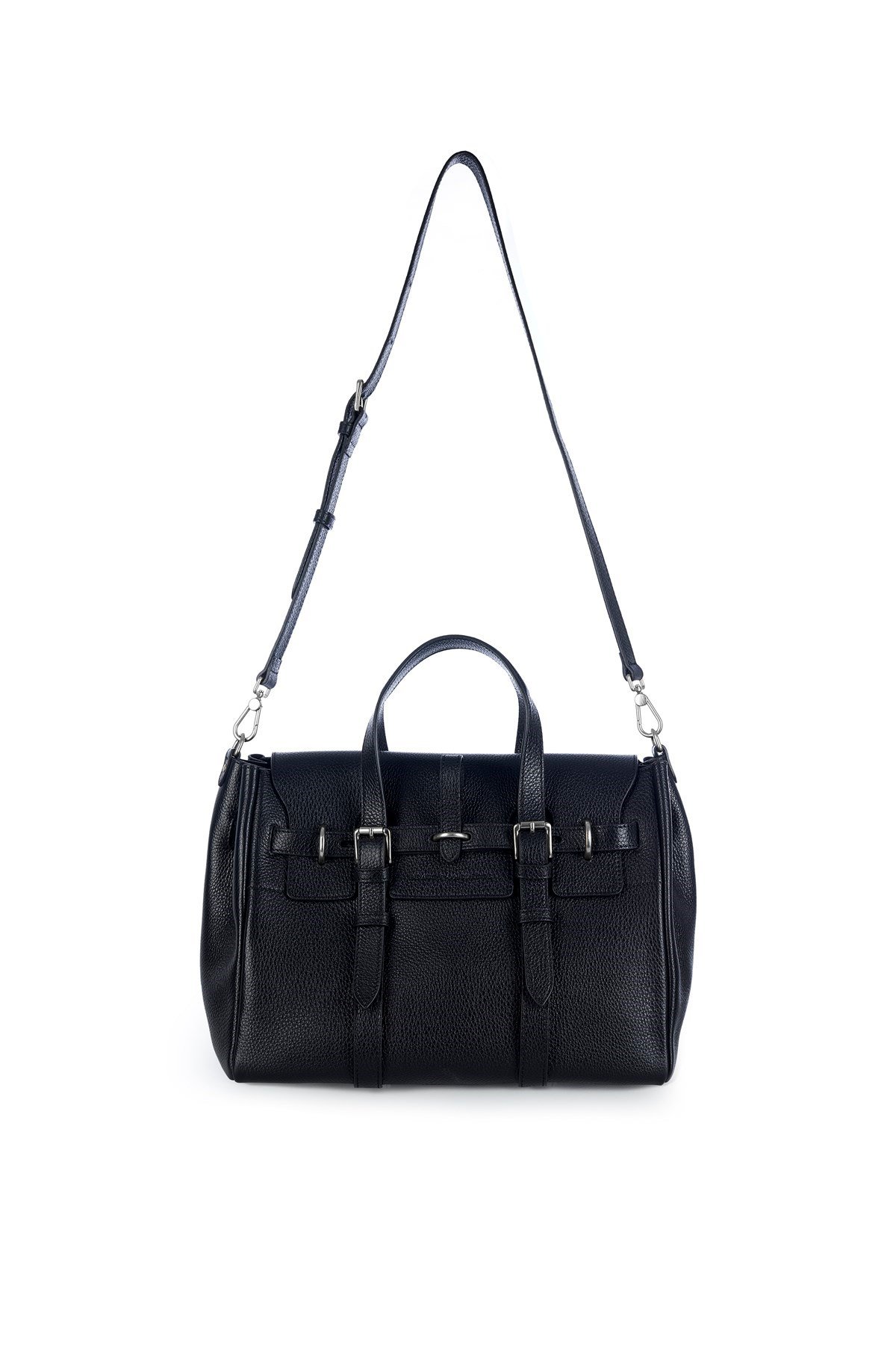 Siyah Gabrielle Day Bag Silver Detaylı