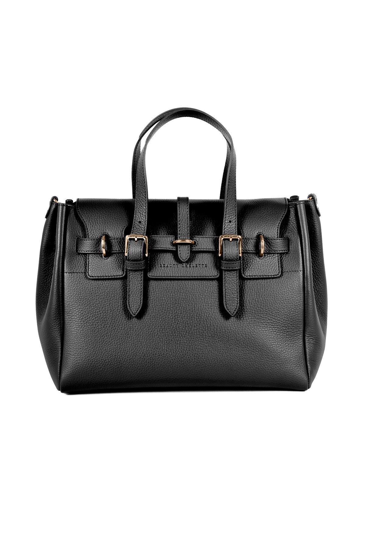 Siyah Gabrielle Floater Day Bag Gold