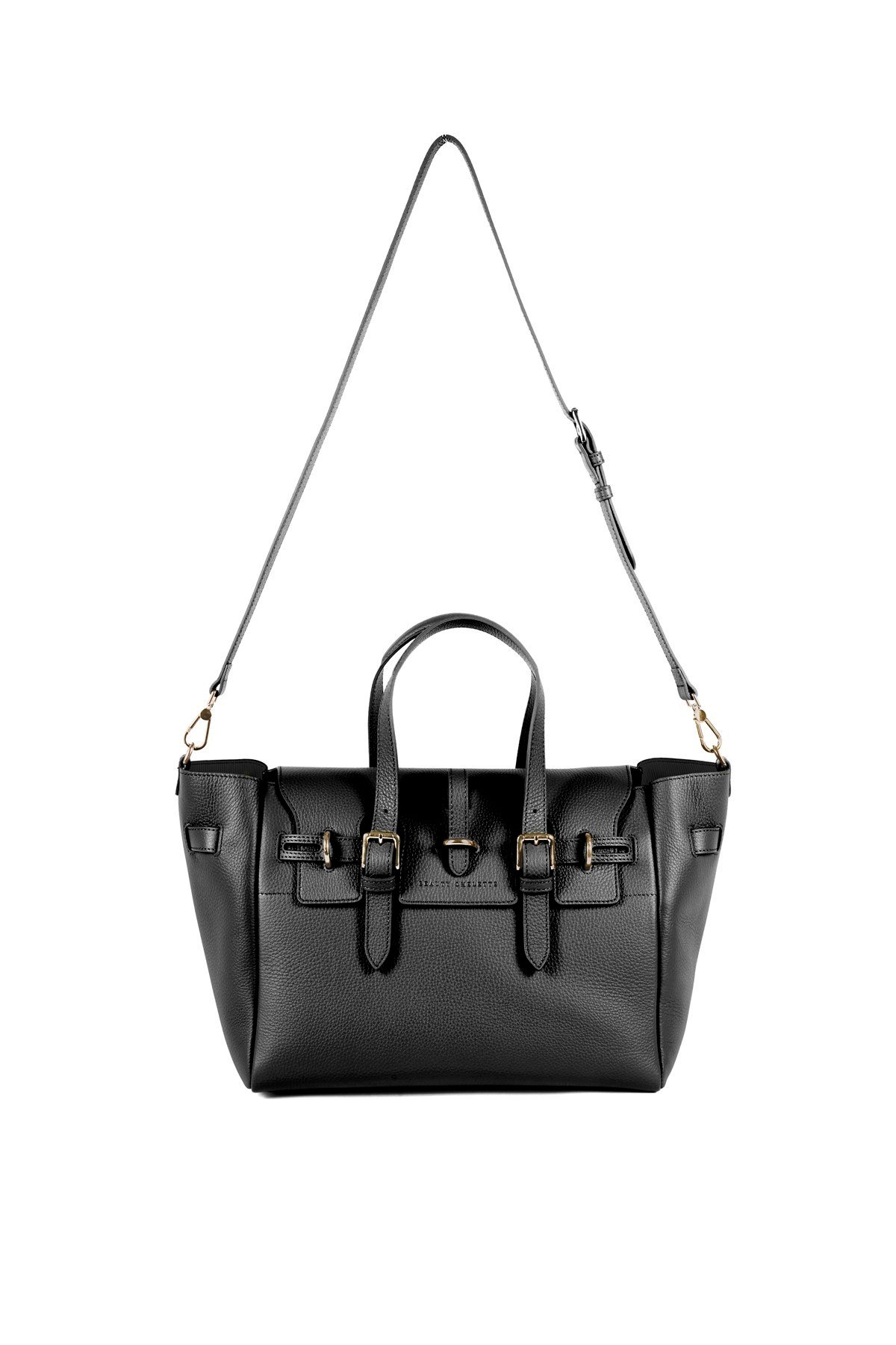 Siyah Gabrielle Floater Day Bag Gold