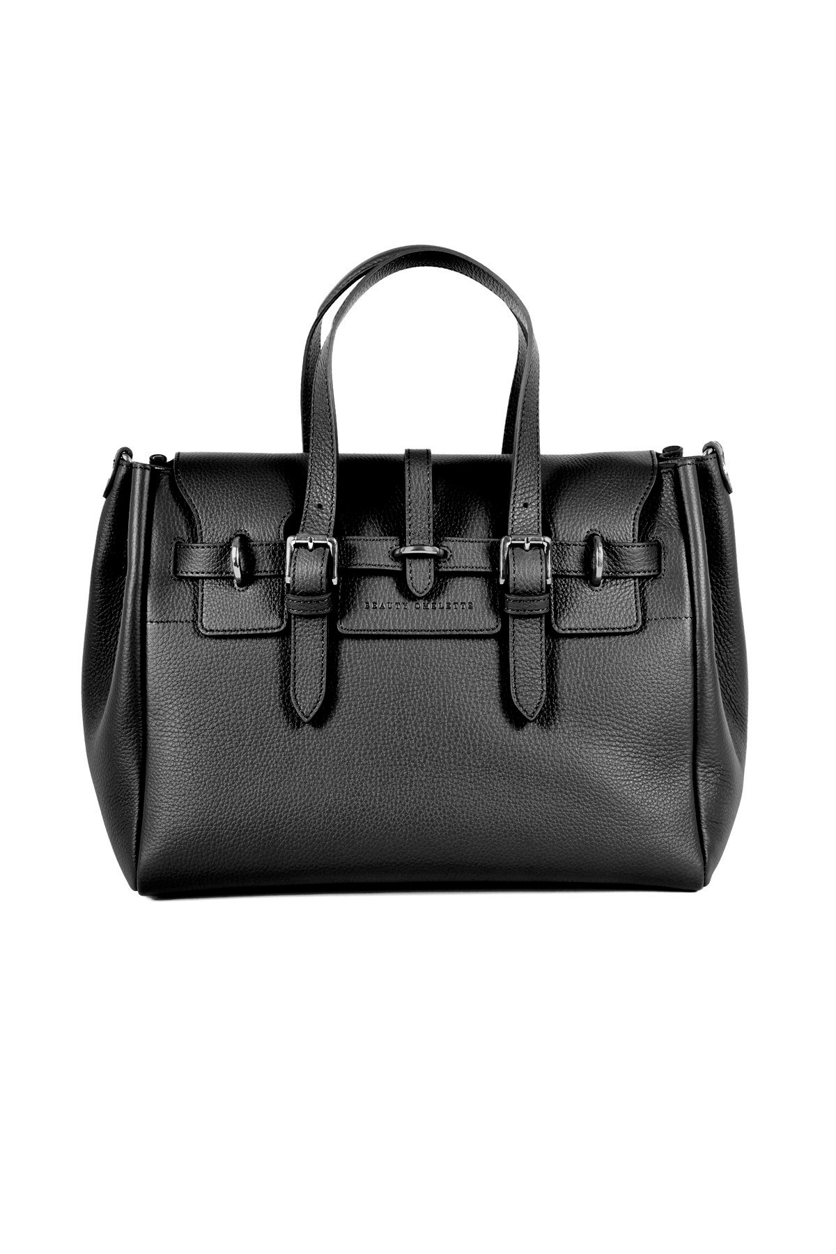 Siyah Gabrielle Floater Day Bag Silver